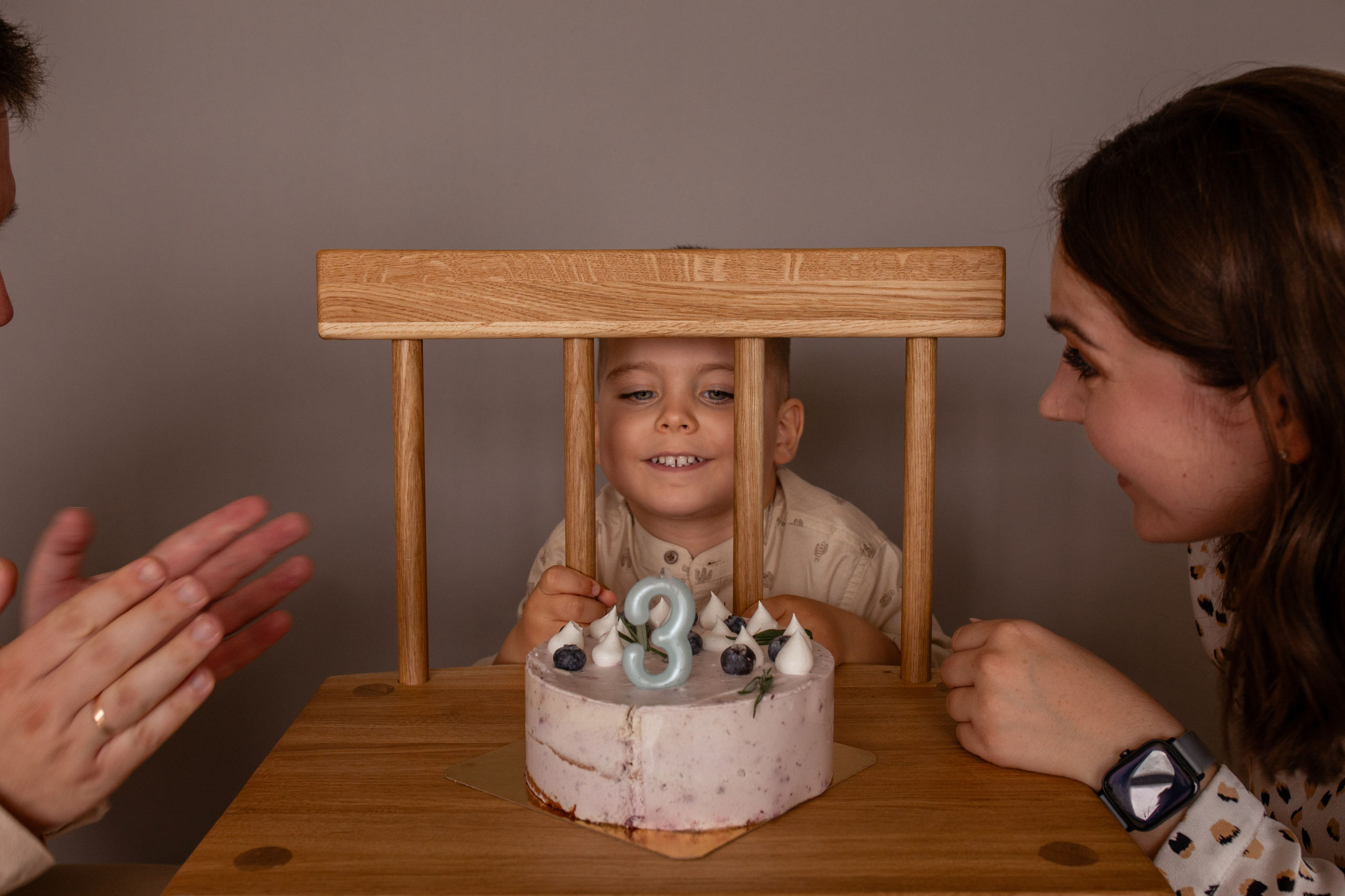 Надежда, Григорий и Ваня с семьёй