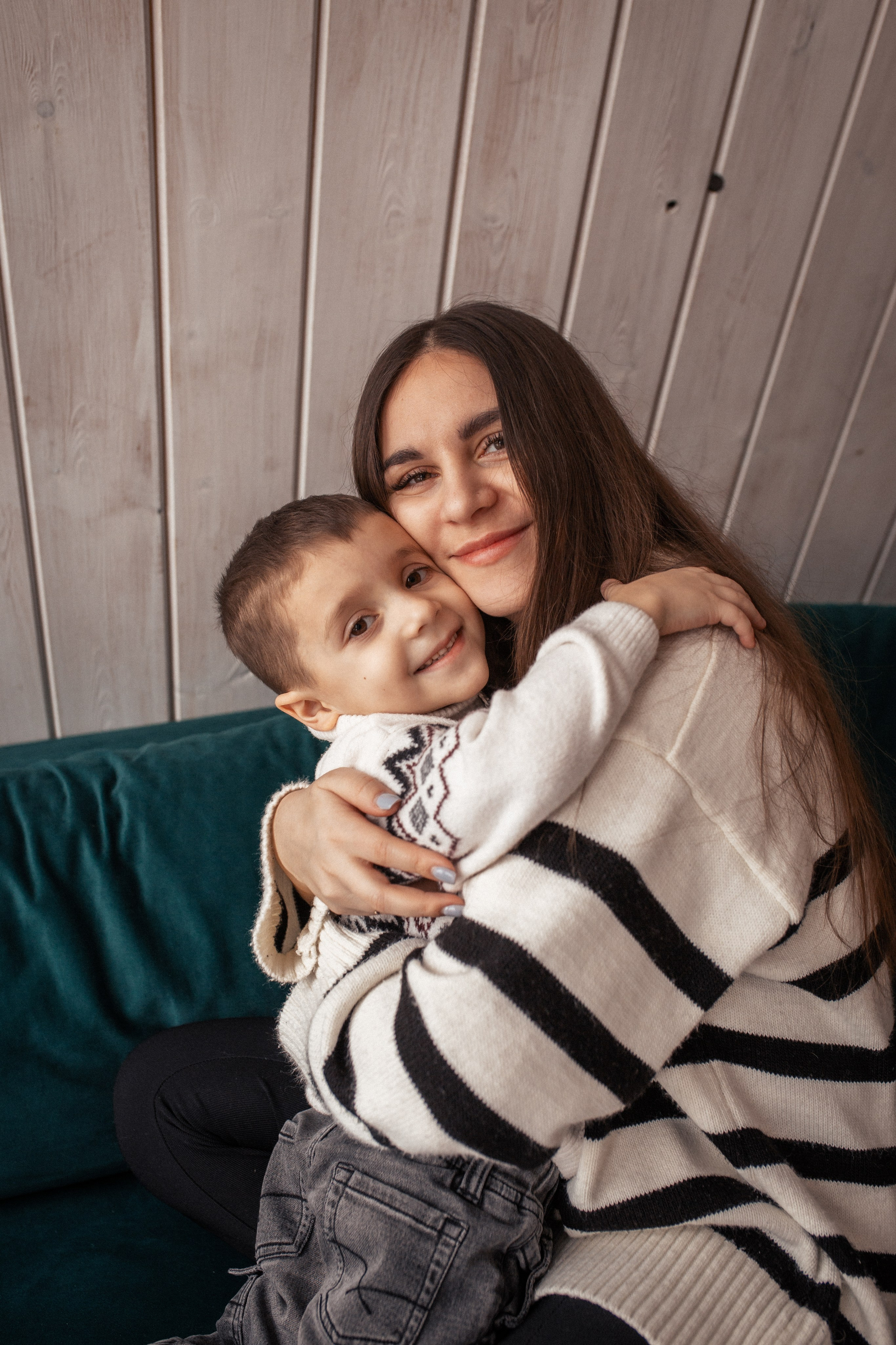 Мария с семьёй