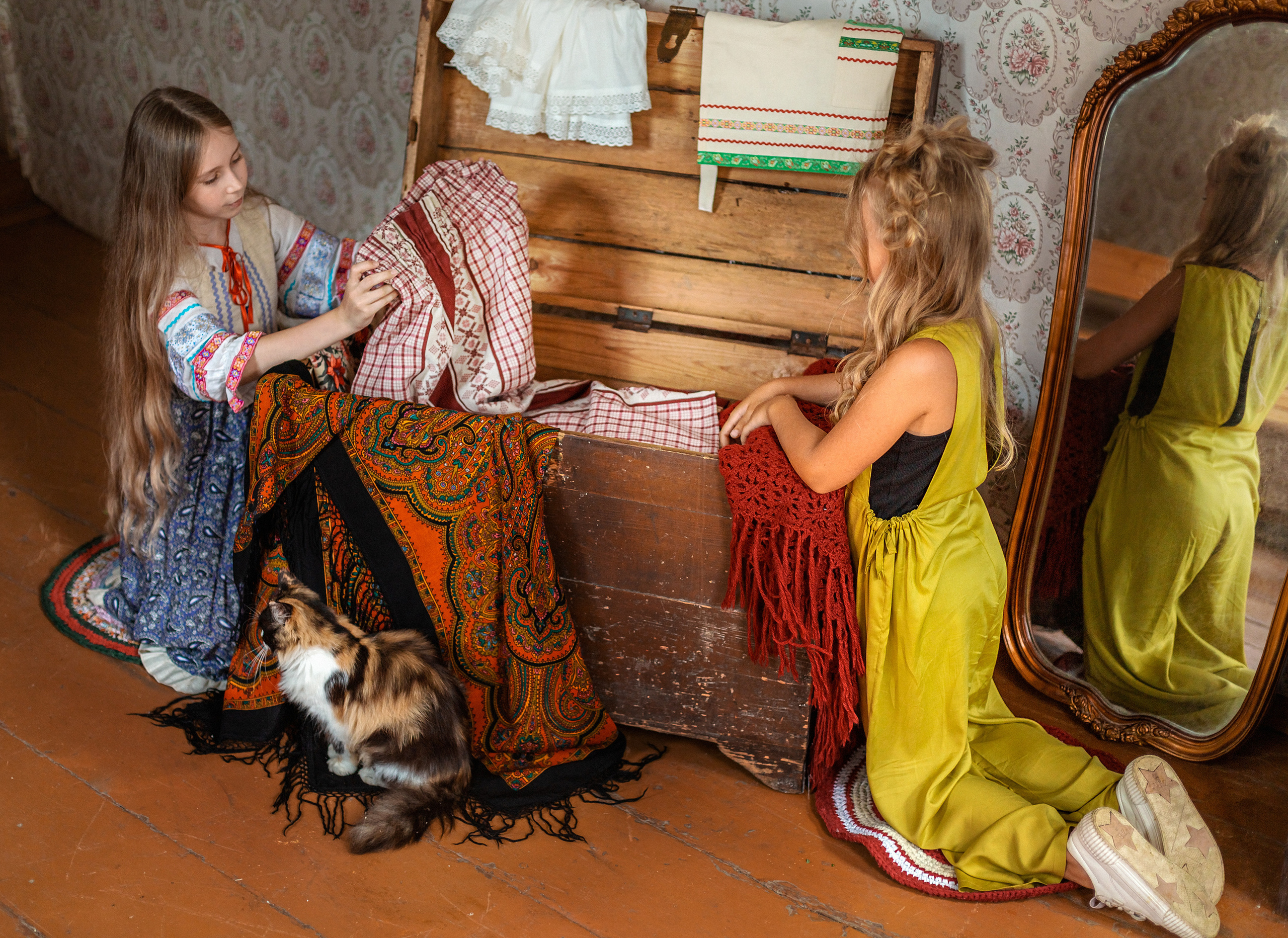 Деревенский стиль, детский портрет. Профессиональный фотограф, фотохудожник, видеограф из Москвы