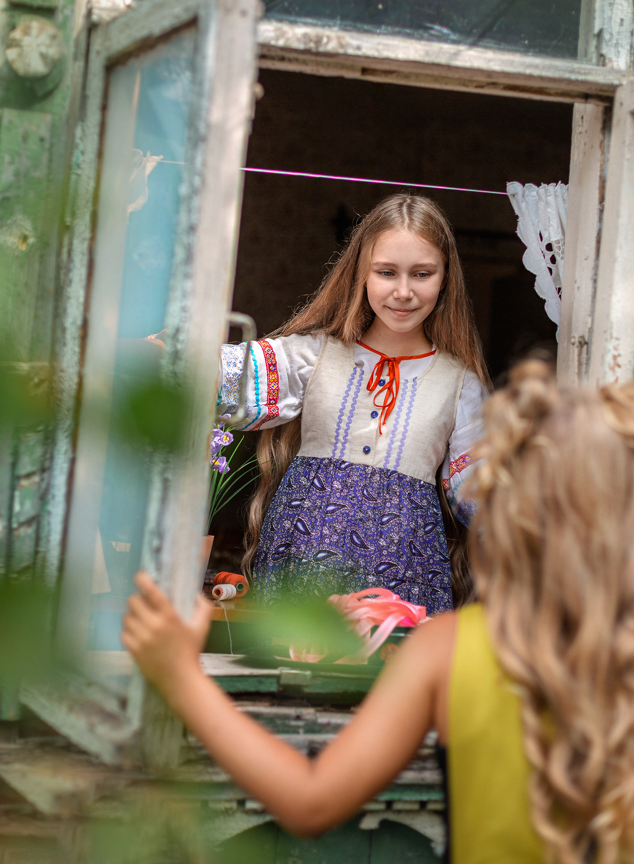 Деревенский стиль, детский портрет. Профессиональный фотограф, фотохудожник, видеограф из Москвы