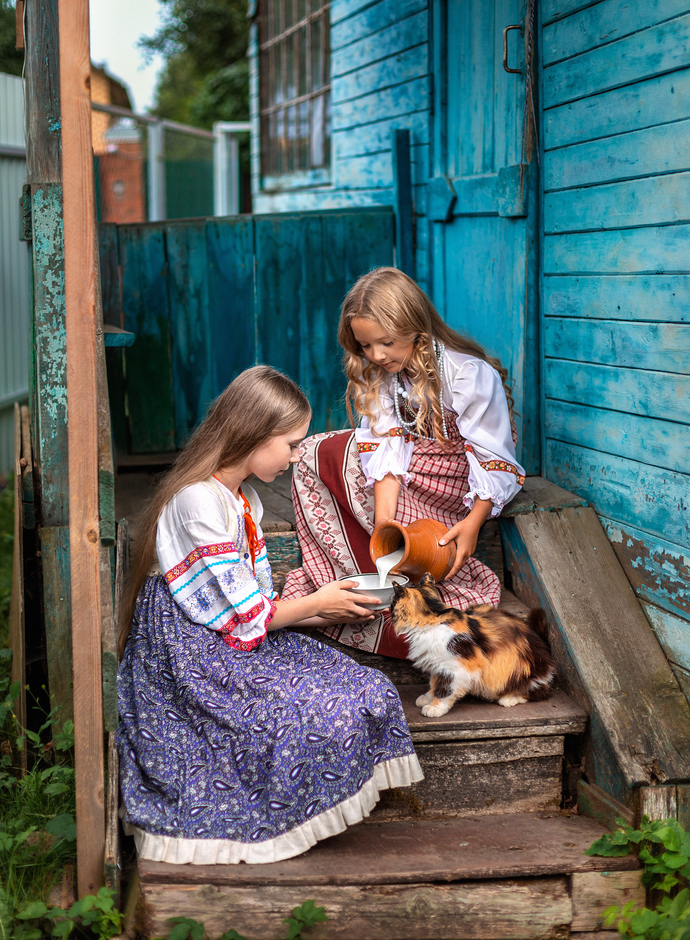 Деревенский стиль, детский портрет. Профессиональный фотограф, фотохудожник, видеограф из Москвы
