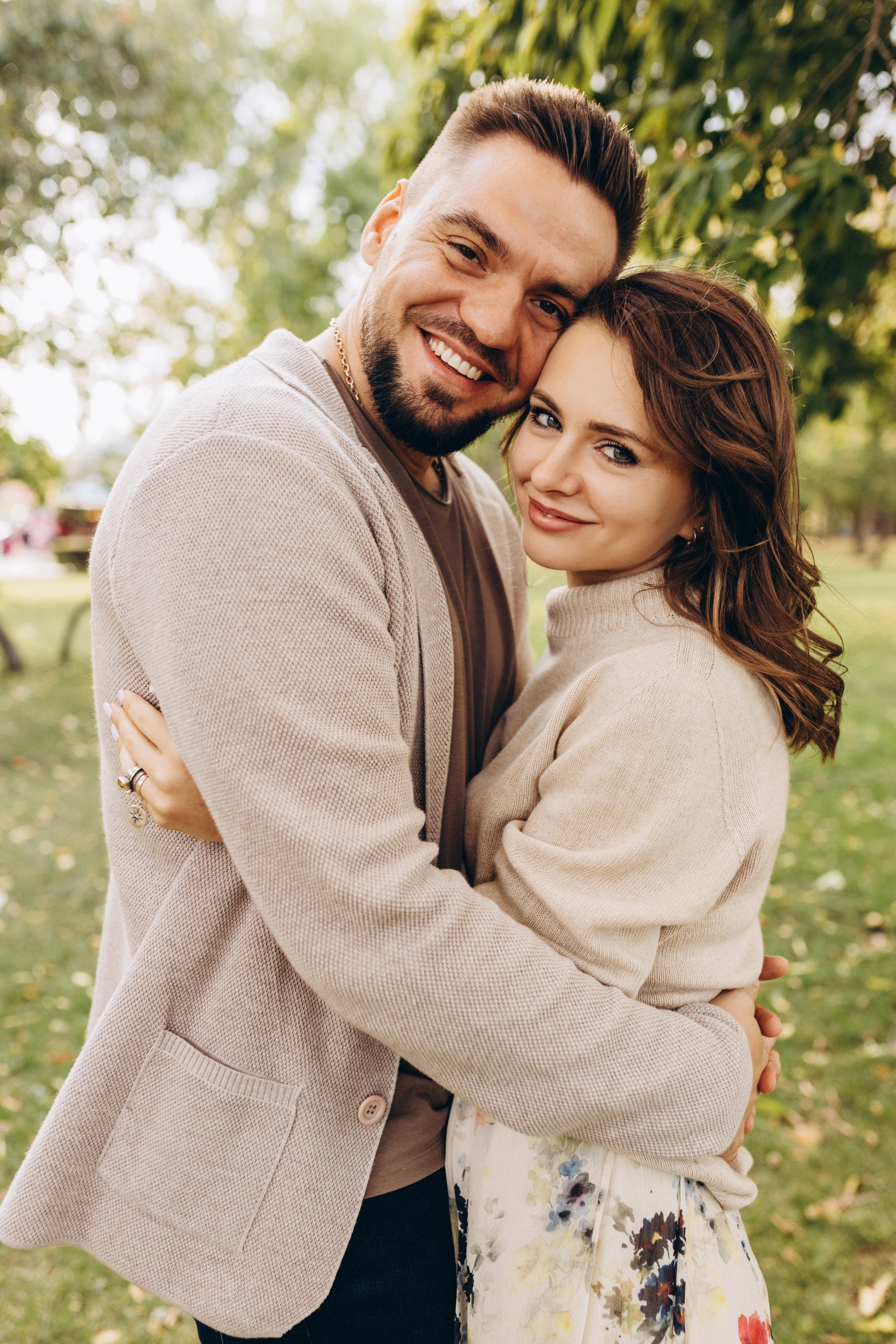 Семейная фотосессия в осеннем парке. Семейный фотограф в Самаре Елена Ефимова