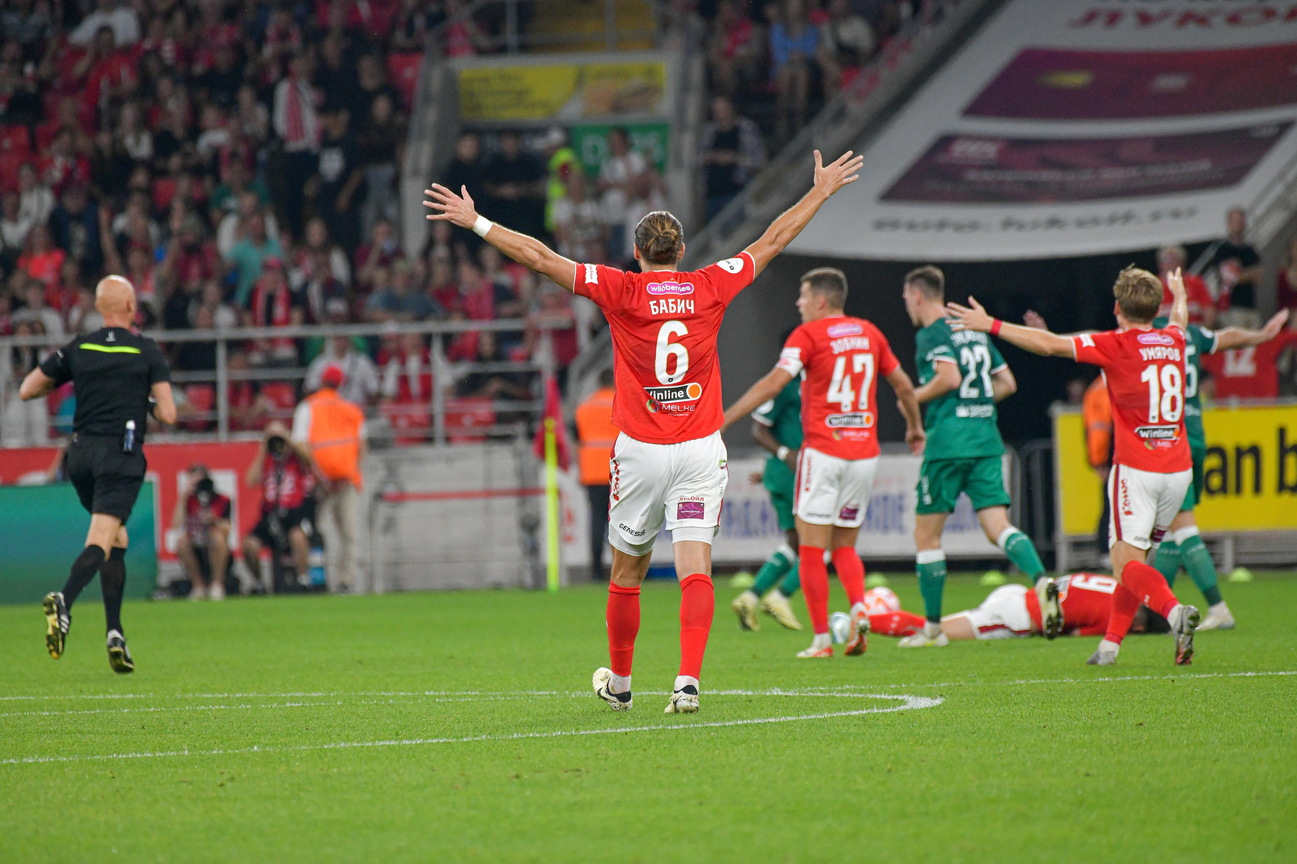 ФК «Спартак-Москва» — ФК «Рубин» 》1:0《 Чемпионат России по футболу. Российская Премьер-Лига. 7 тур. 31.08.2024 «Лукойл Арена» г. Москва. Свой взгляд через объектив