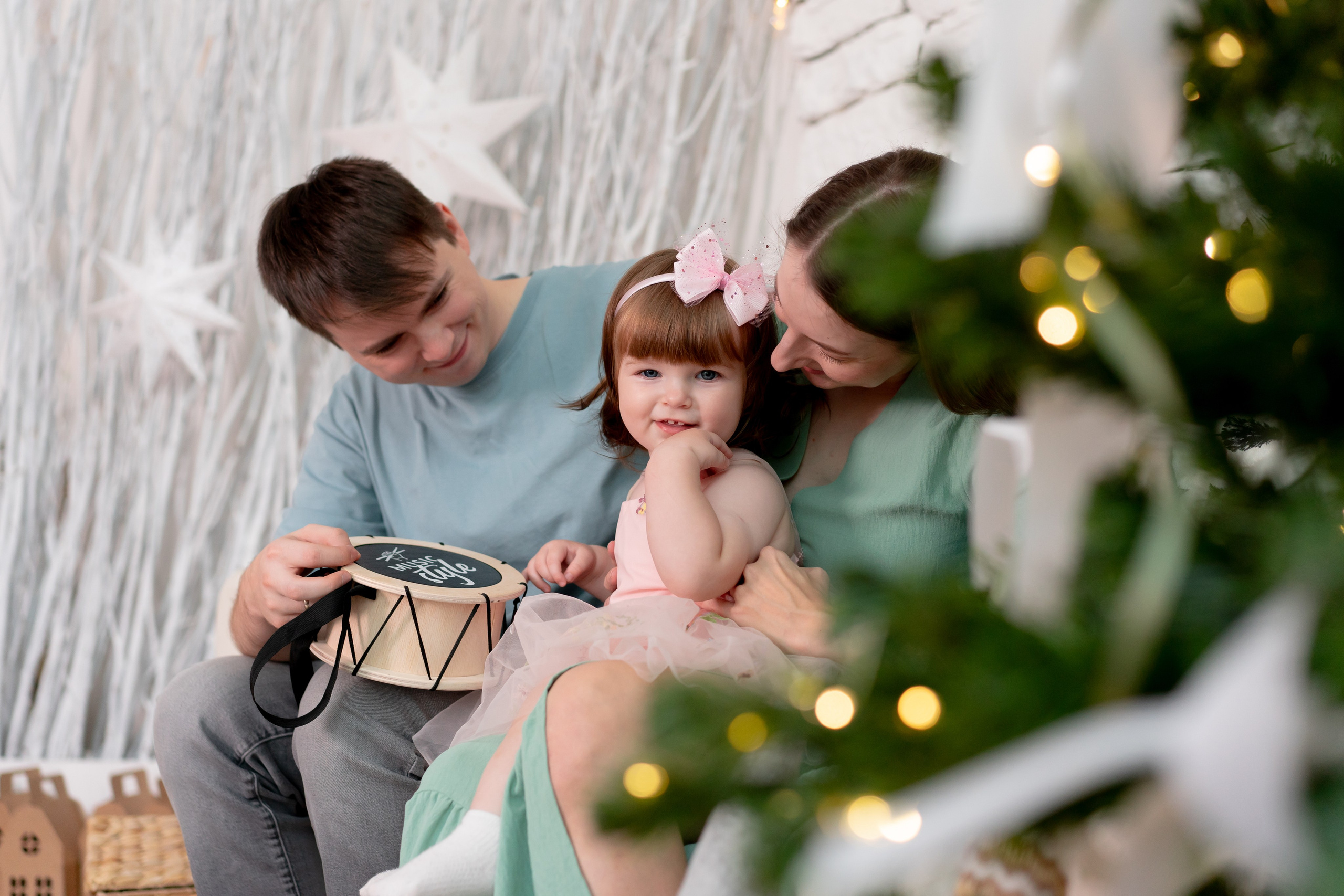 Новогодняя семейная фотосессия. Детская, семейная фотостудия в Санкт-Петербурге