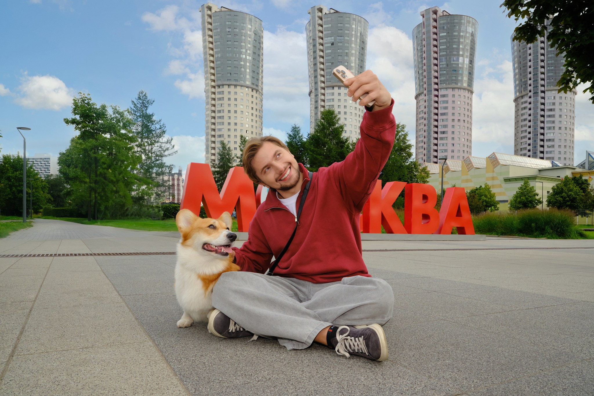 МосТуризм. «ЛЕТО В МОСКВЕ. Прогулка с собакой». Профессиональный фотограф в Москве Павел Жданов
