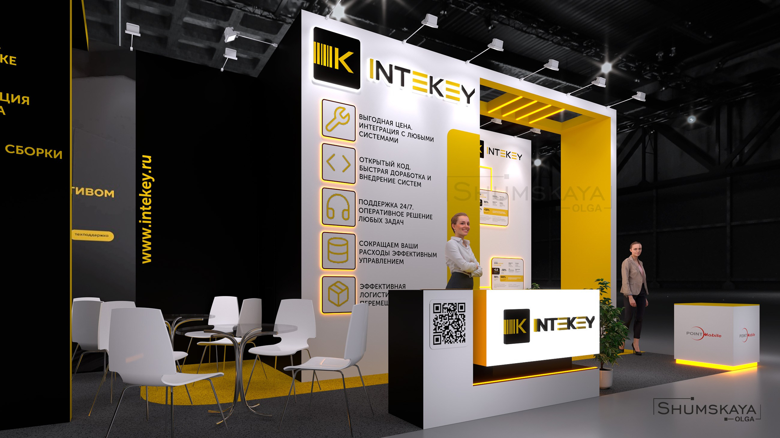 ДИЗАЙН ВЫСТАВОЧНОГО СТЕНДА INTEKEY. Студия интерьера