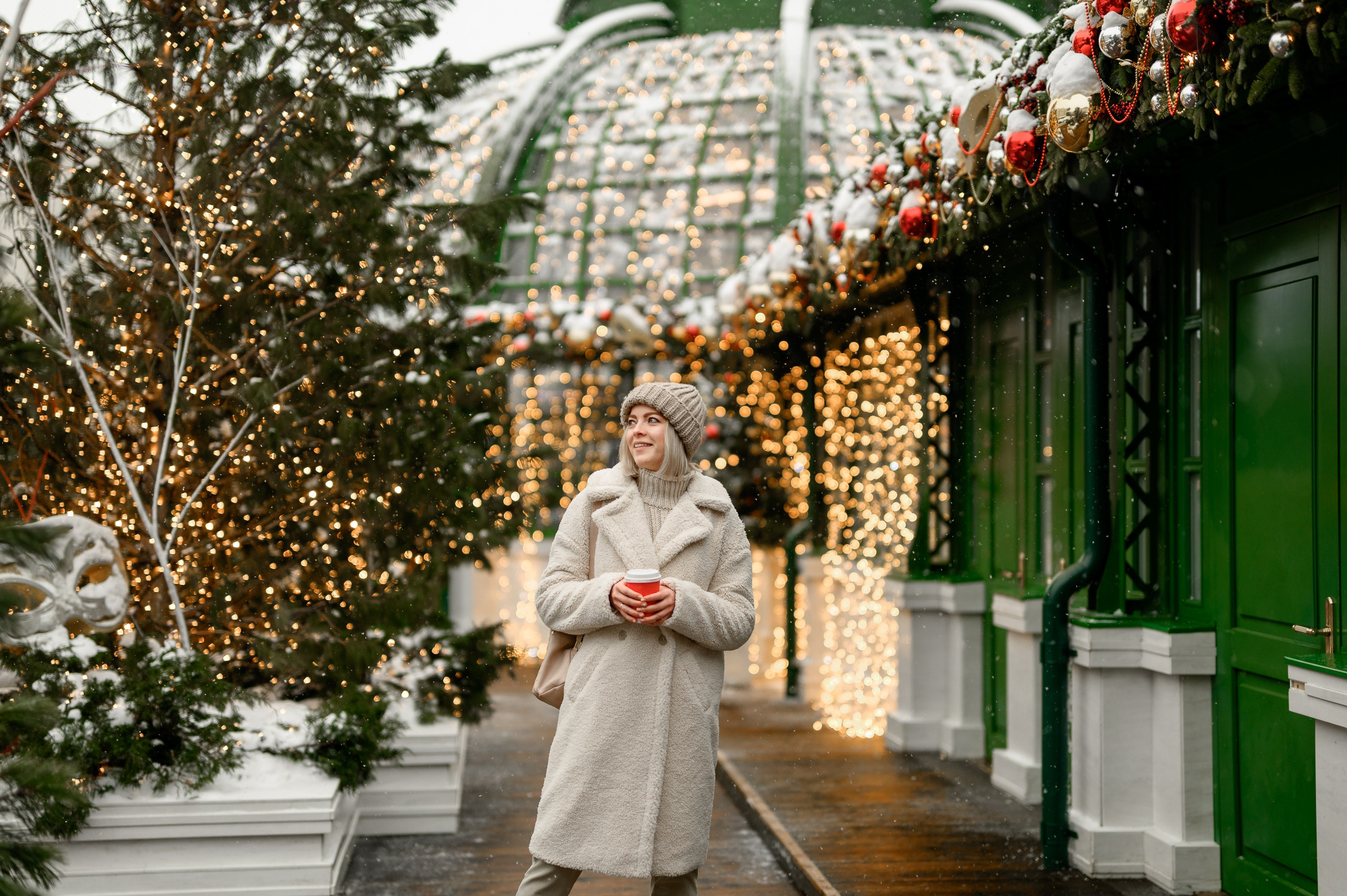 Новогодняя фотосессия на Тверской площади. Semerlina.ru