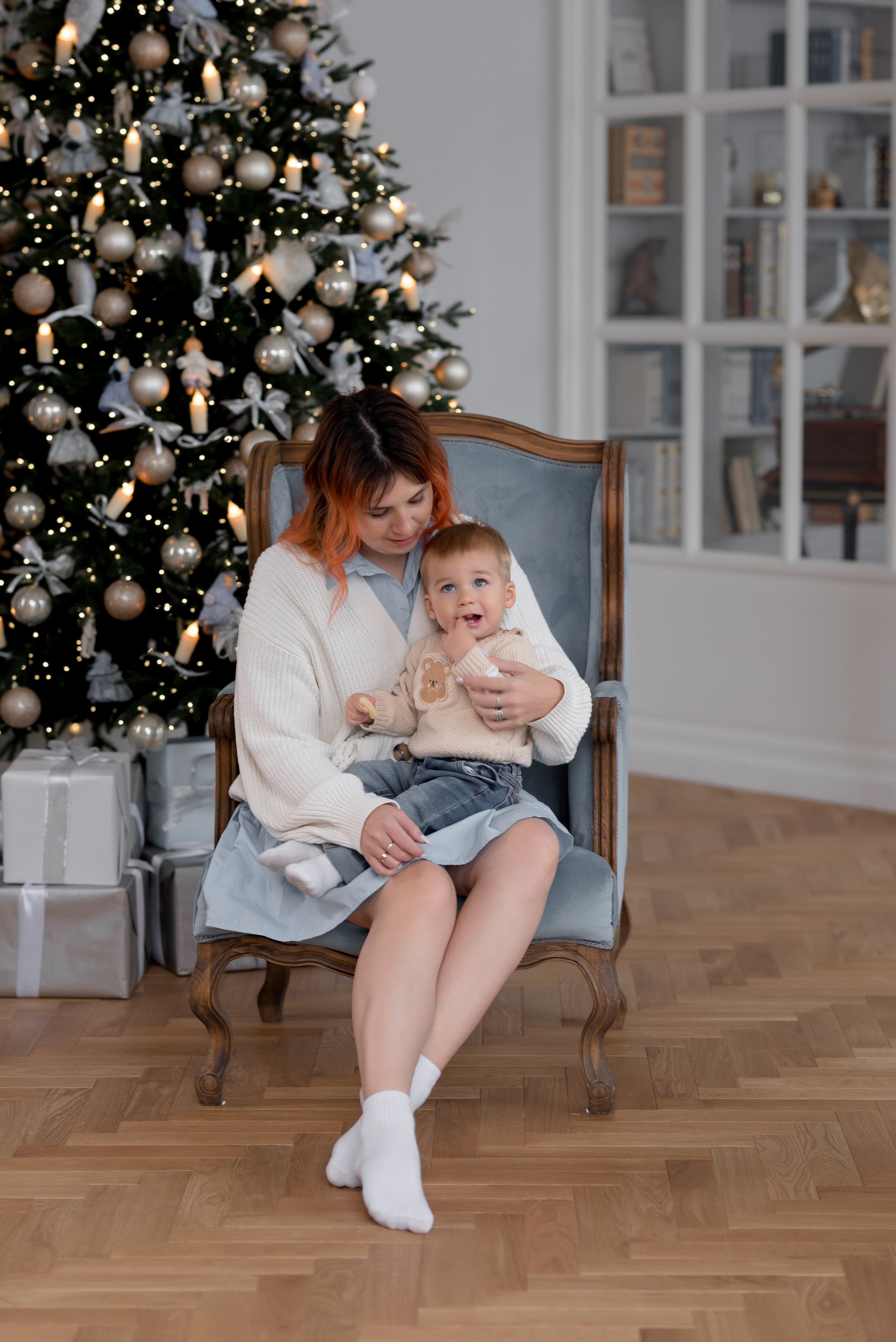 Новогодняя фотосессия Юлия и Саша. Портретный фотограф в г. Москва Солнцево Яковлева Анастасия