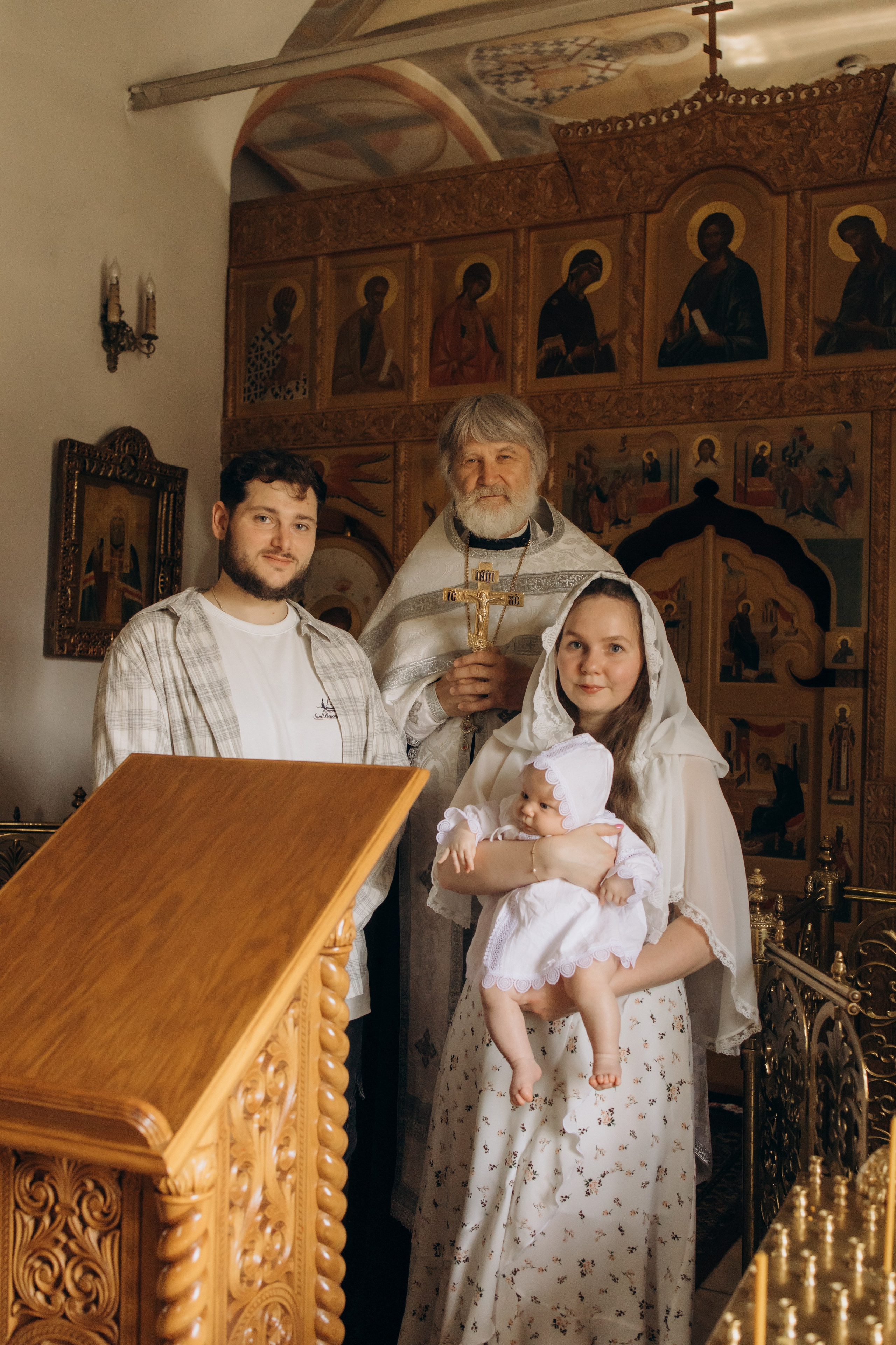 Крещение Сони. Фотограф Анастасия Бобылева, Москва и Московская область