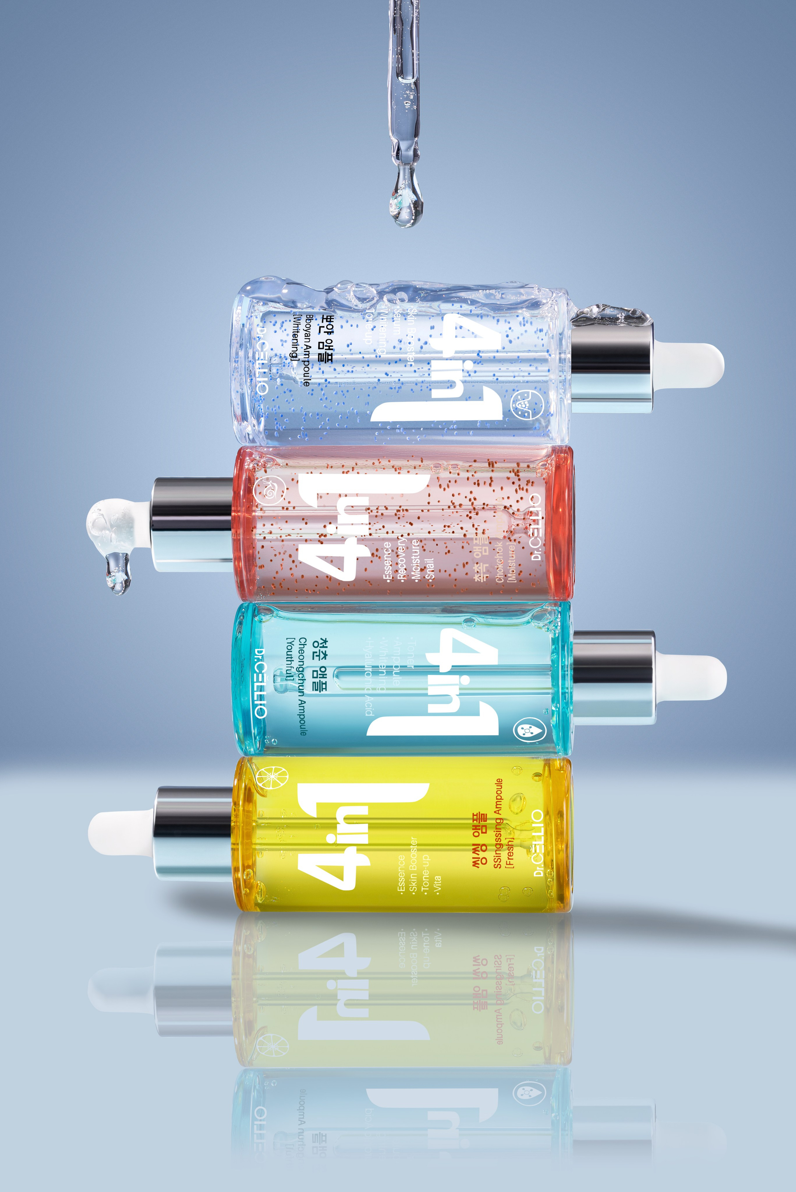 Косметика 4 in 1. Предметная фотосъемка в Москве. Предметная фотостудия Москва