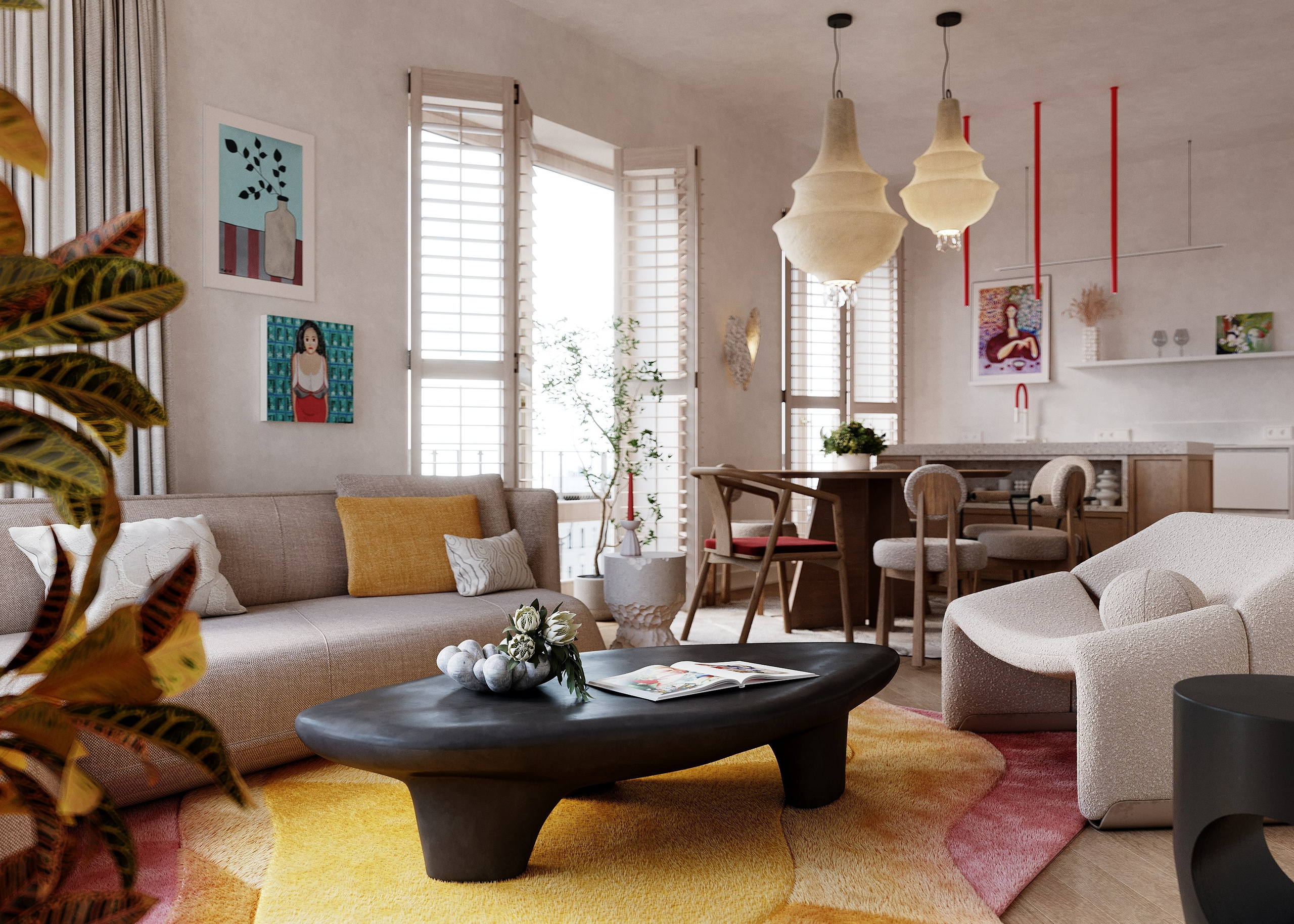 PrimaVera. 3D визуализация интерьера