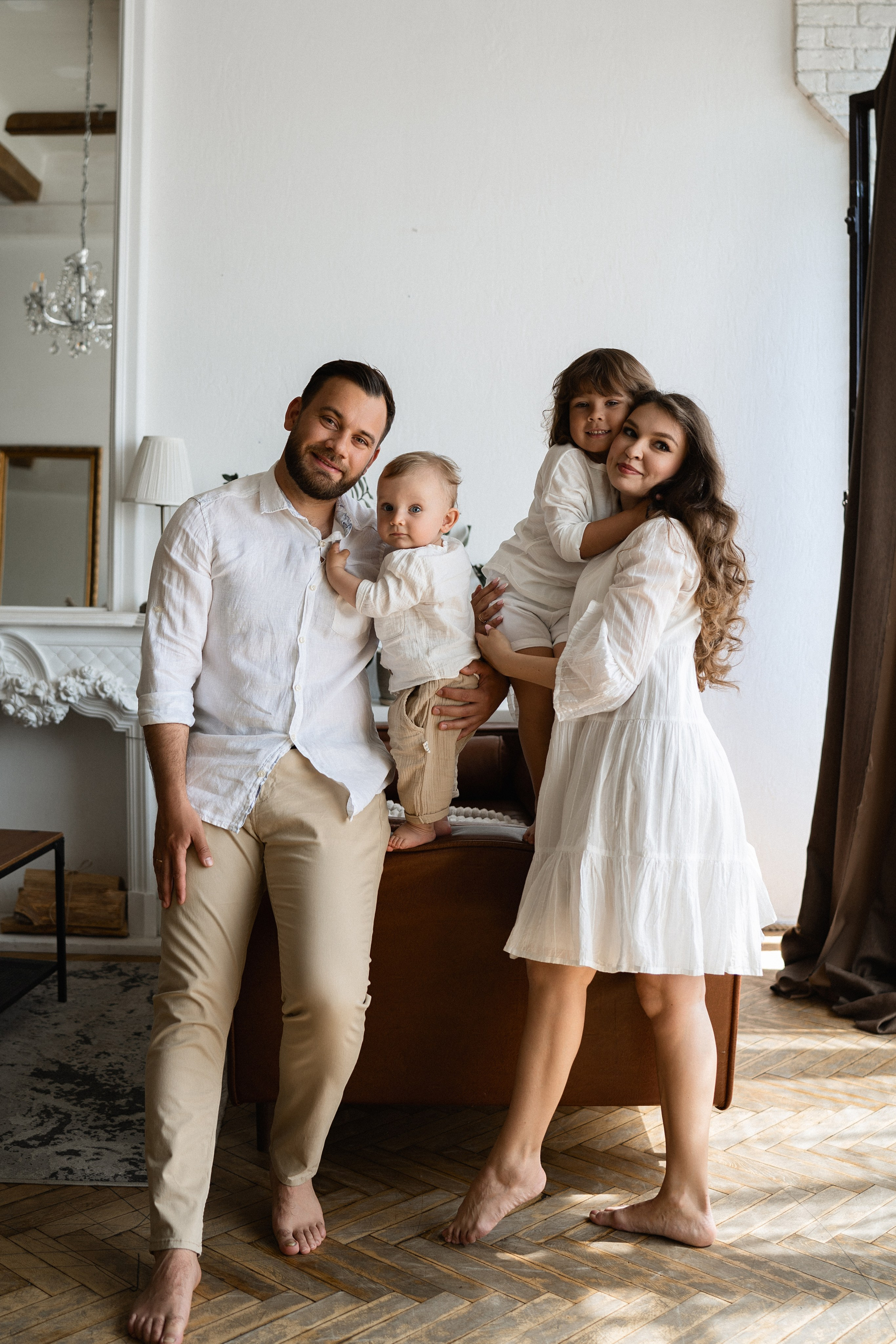 Ксюша, Егор, Елисей и Арсюша. Фотограф Москва. Екатерина Дударевич