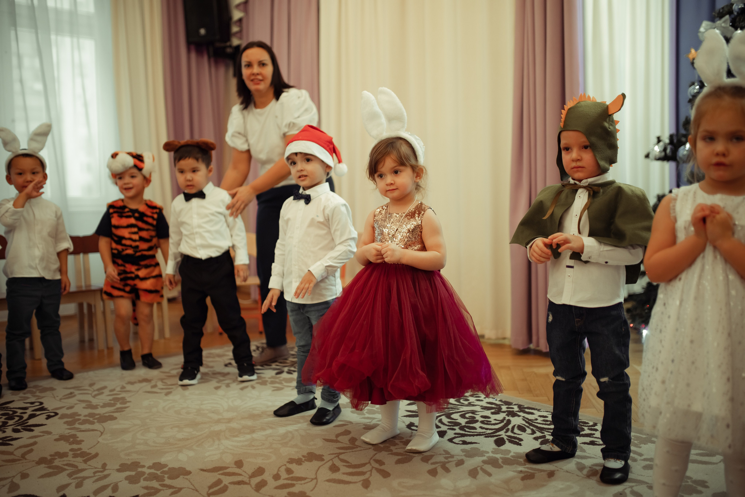 Новогодний утренник в детском саду. Семейный и детский фотограф в Москве Дорогова Екатерина