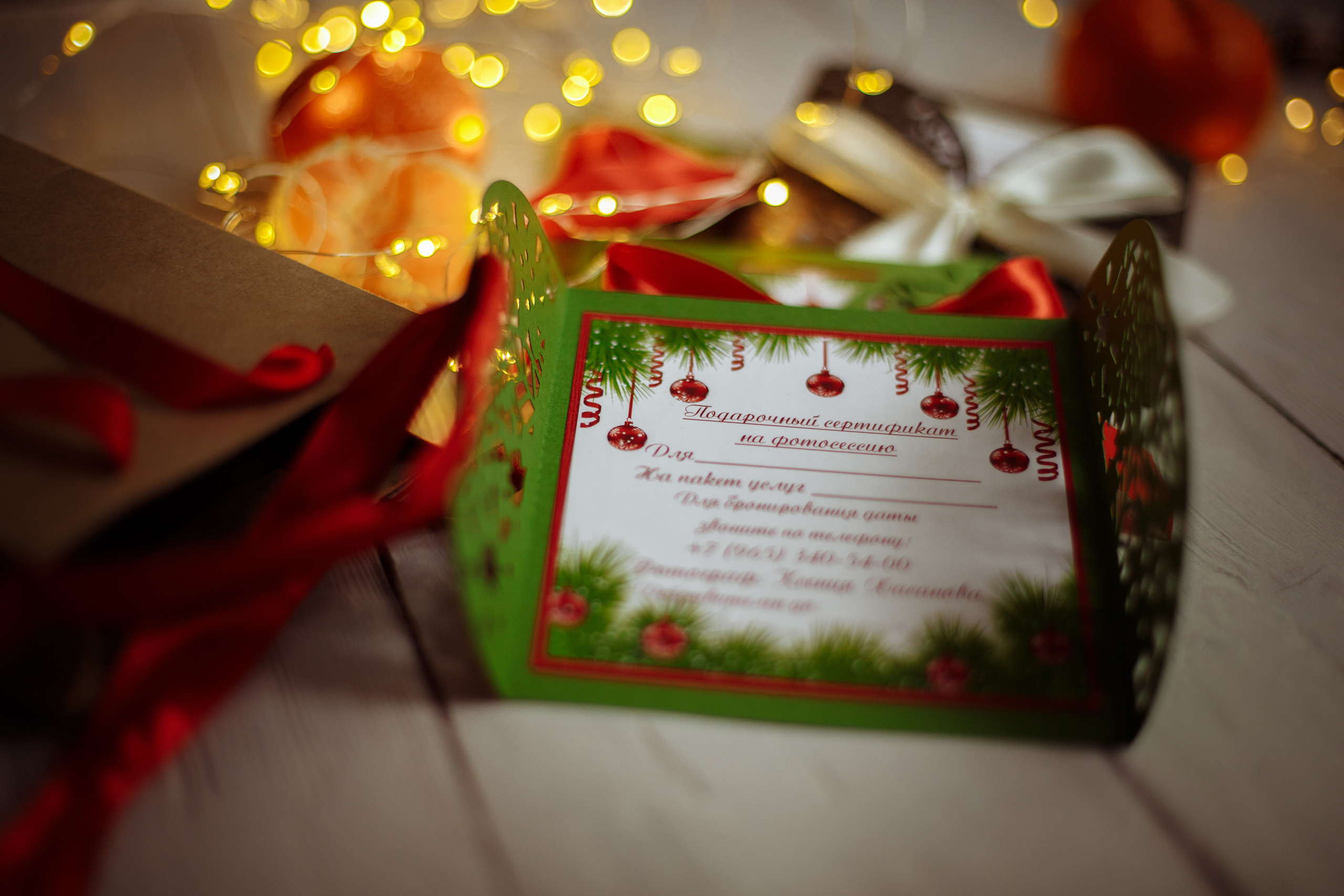 Семейная новогодняя фотосессия в Москве