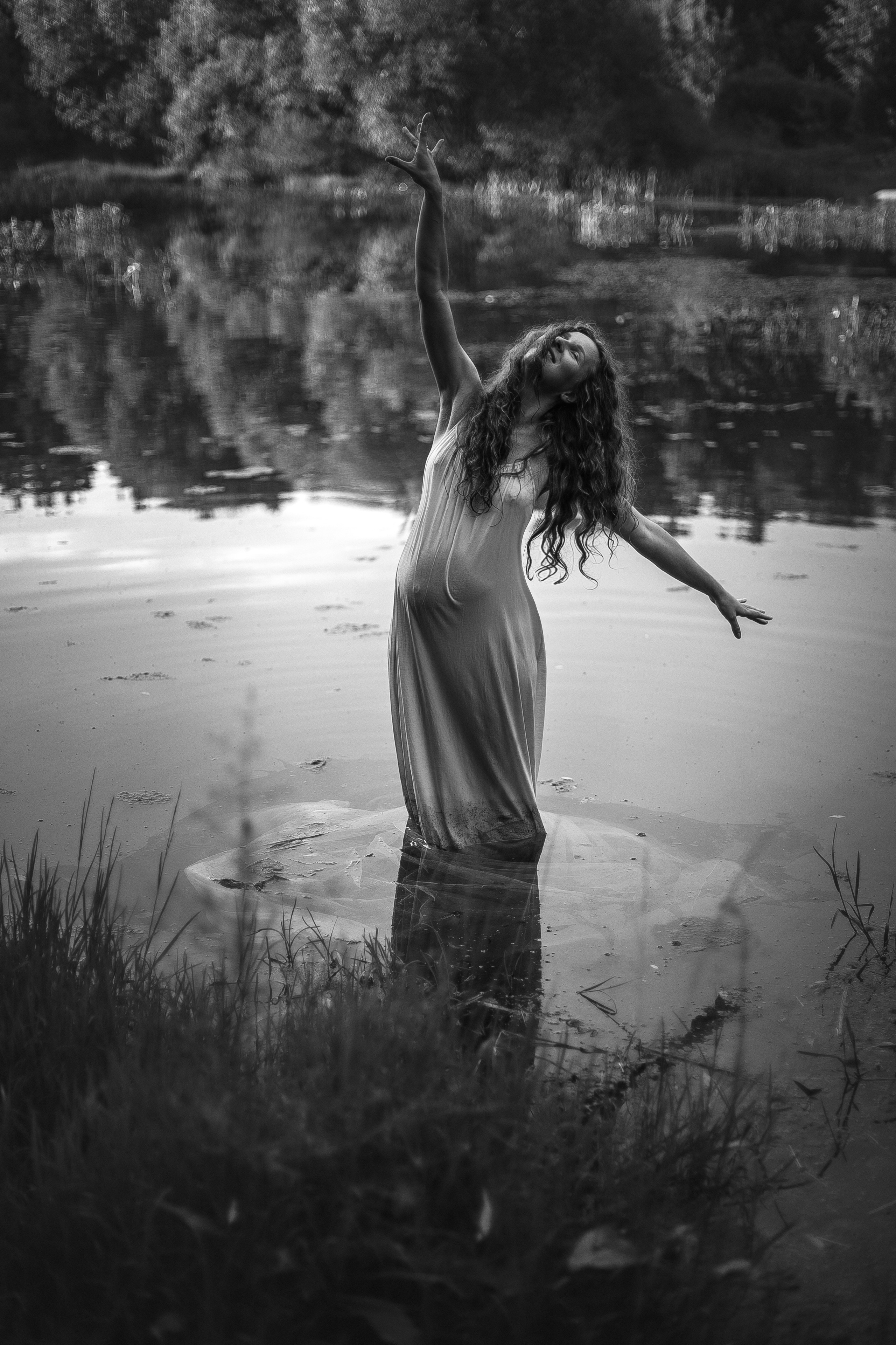 фотосессия беременности в воде москва