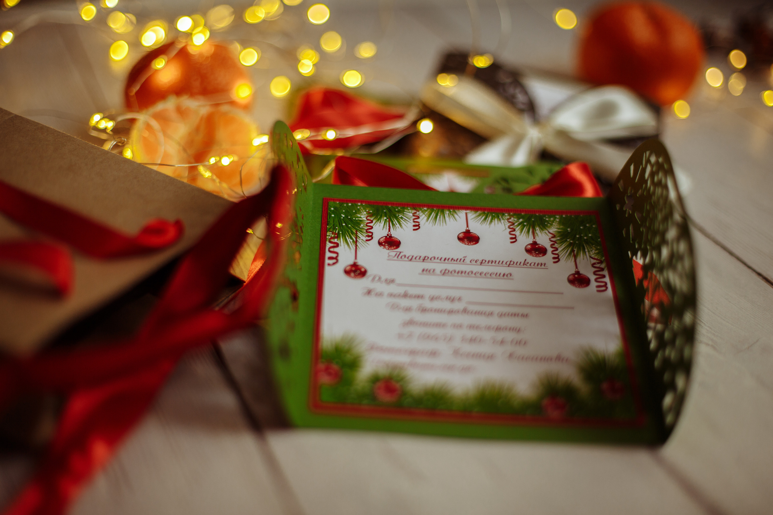 Семейная новогодняя фотосессия в Москве