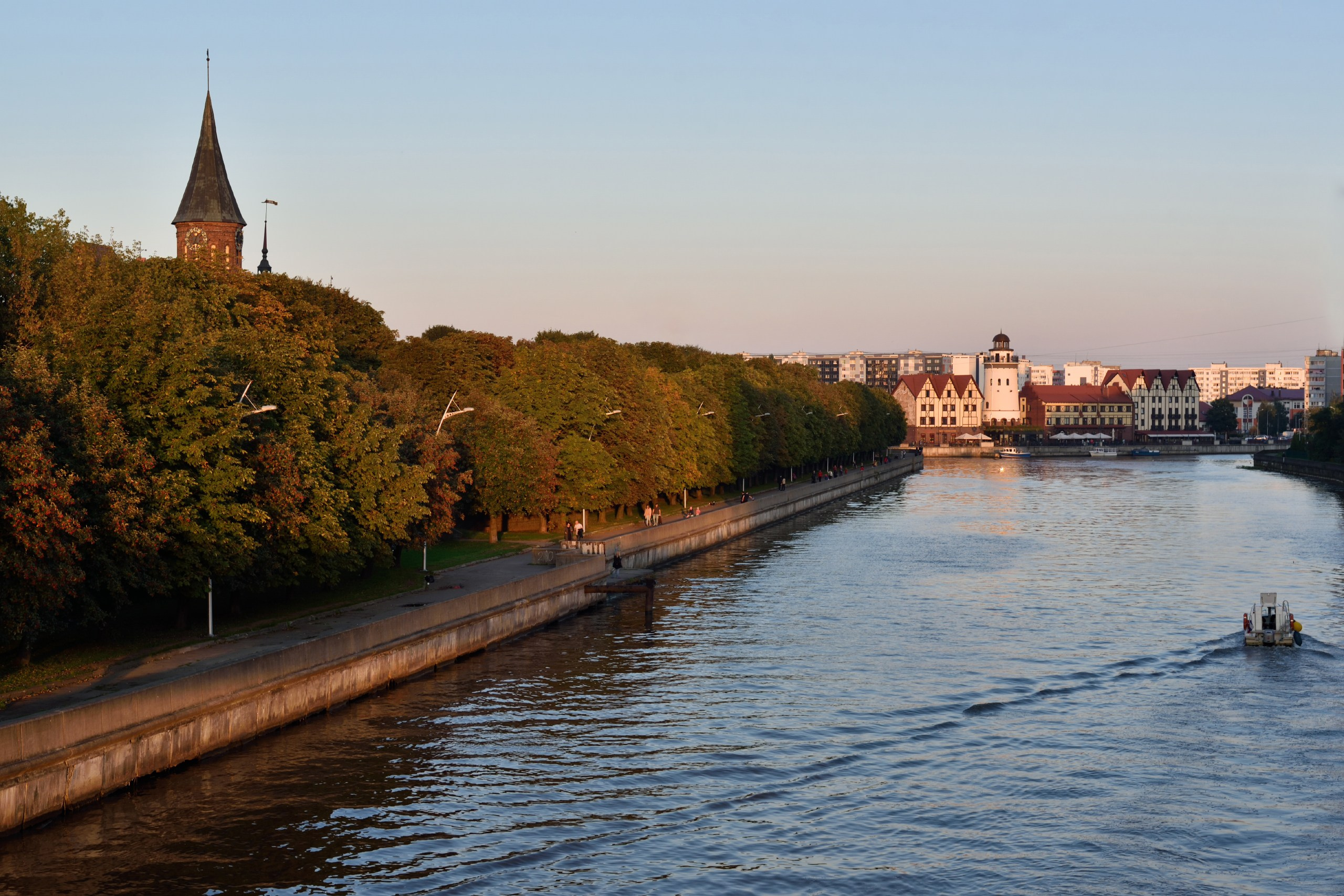 Вид на остров Канта в Калининграде