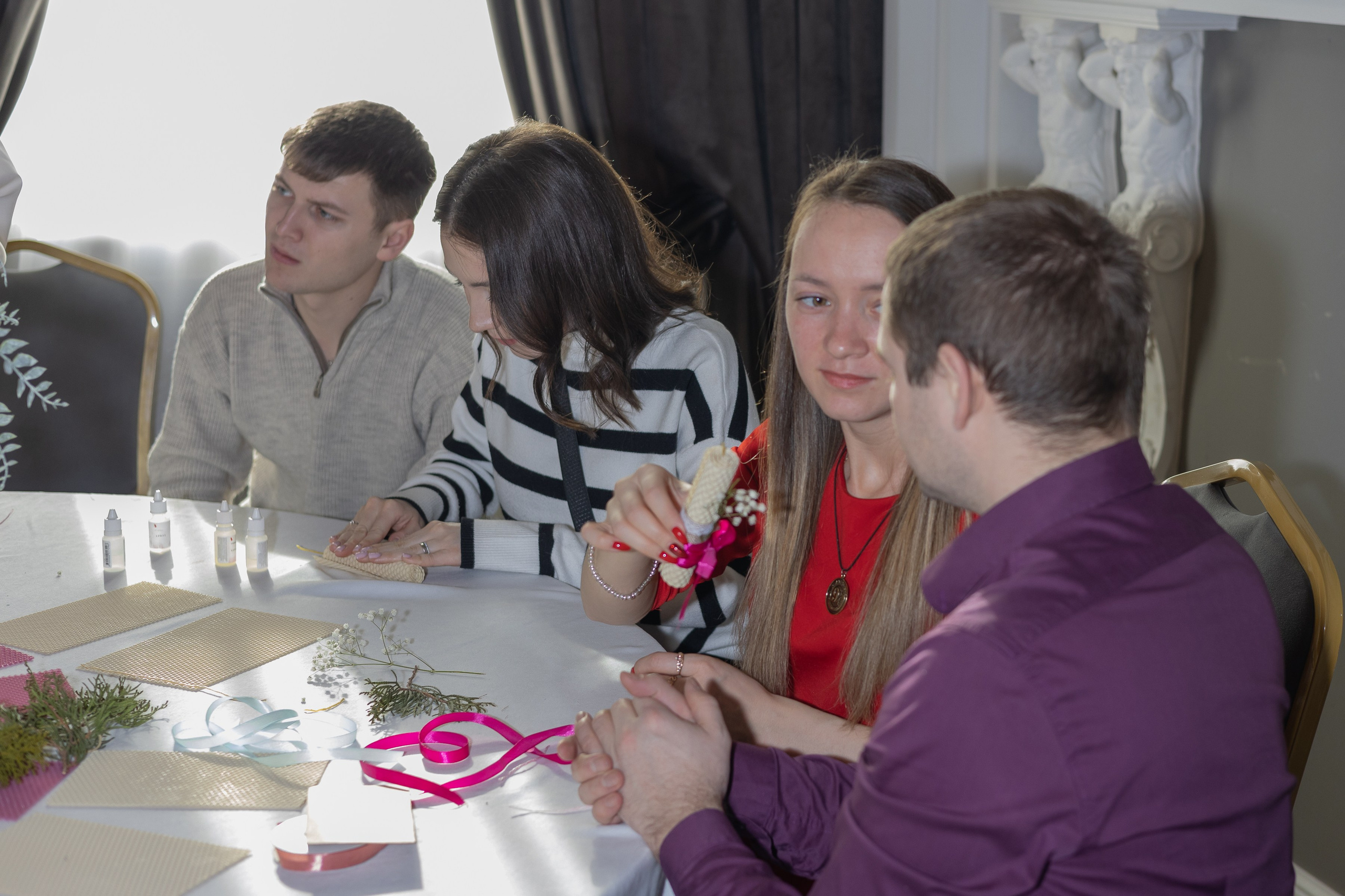 Свадебное чаепитие для молодоженов