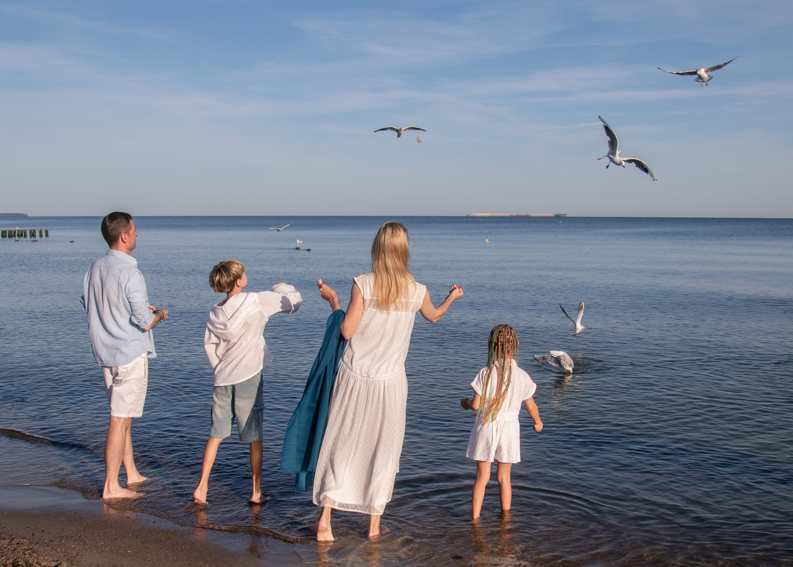 Море и зонт :). Фотограф Зеленоградск Лиана Сопина