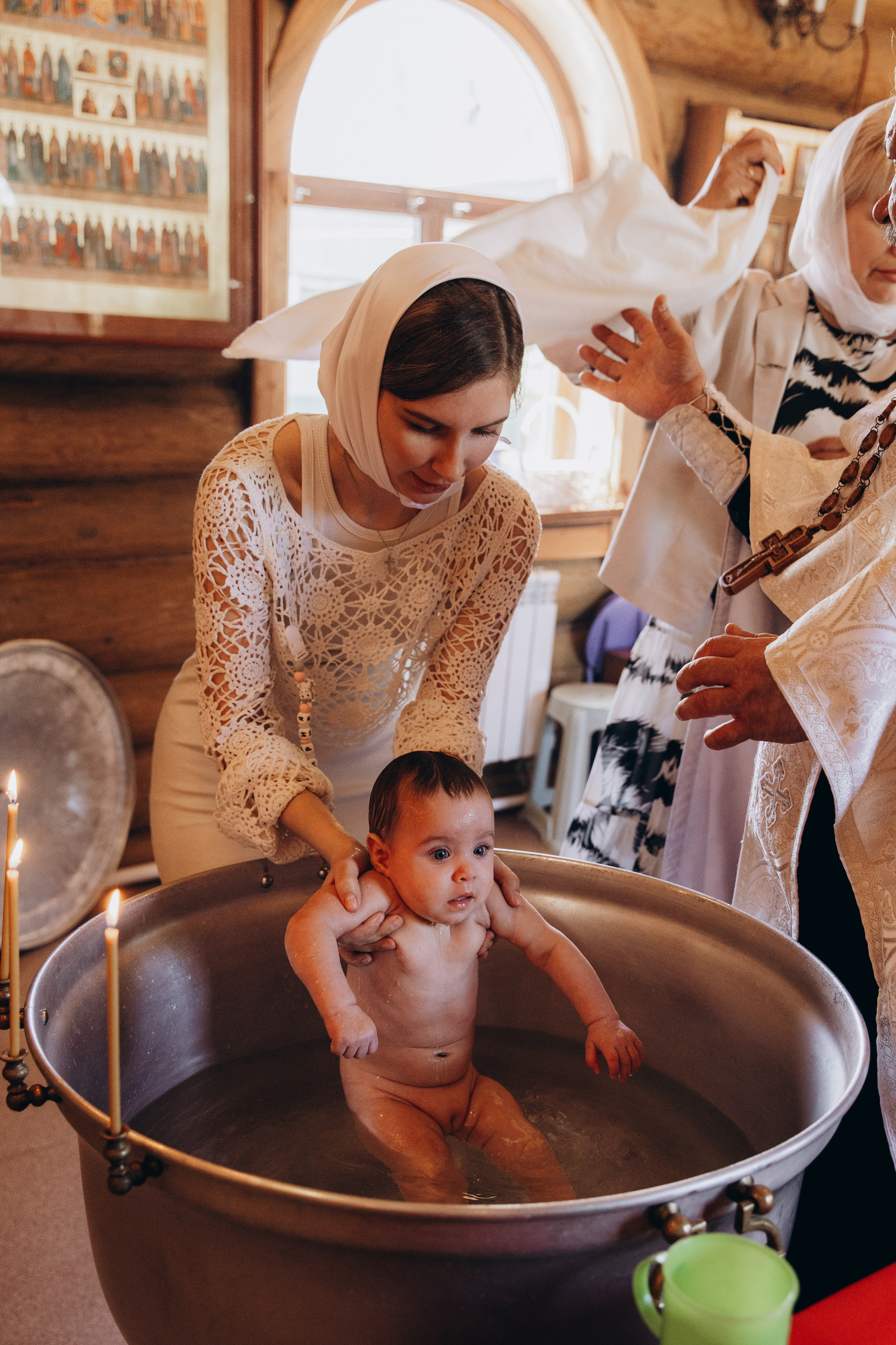 Крещение Даши и Маши. Семейный фотограф документалист в Пензе Лопатинская Татья