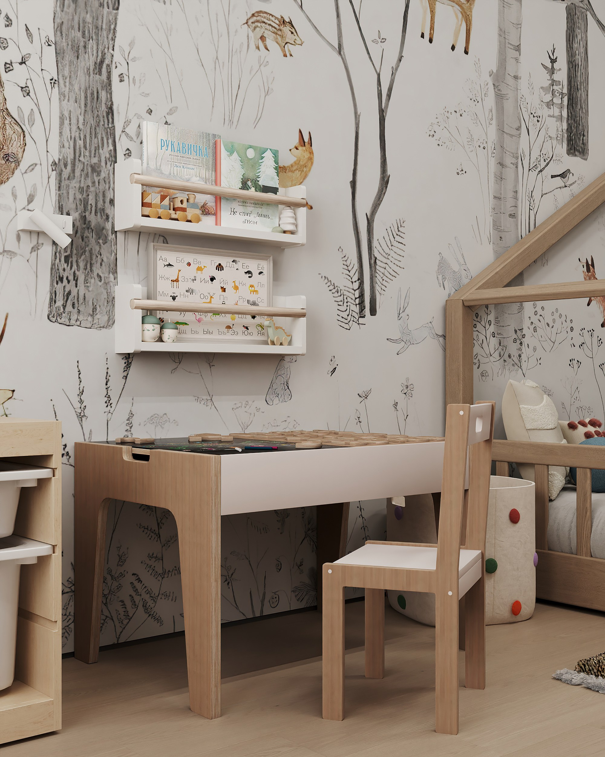 B22_Tretiakova_interiors. 3d визуализатор интерьера Анастасия Лосицкая