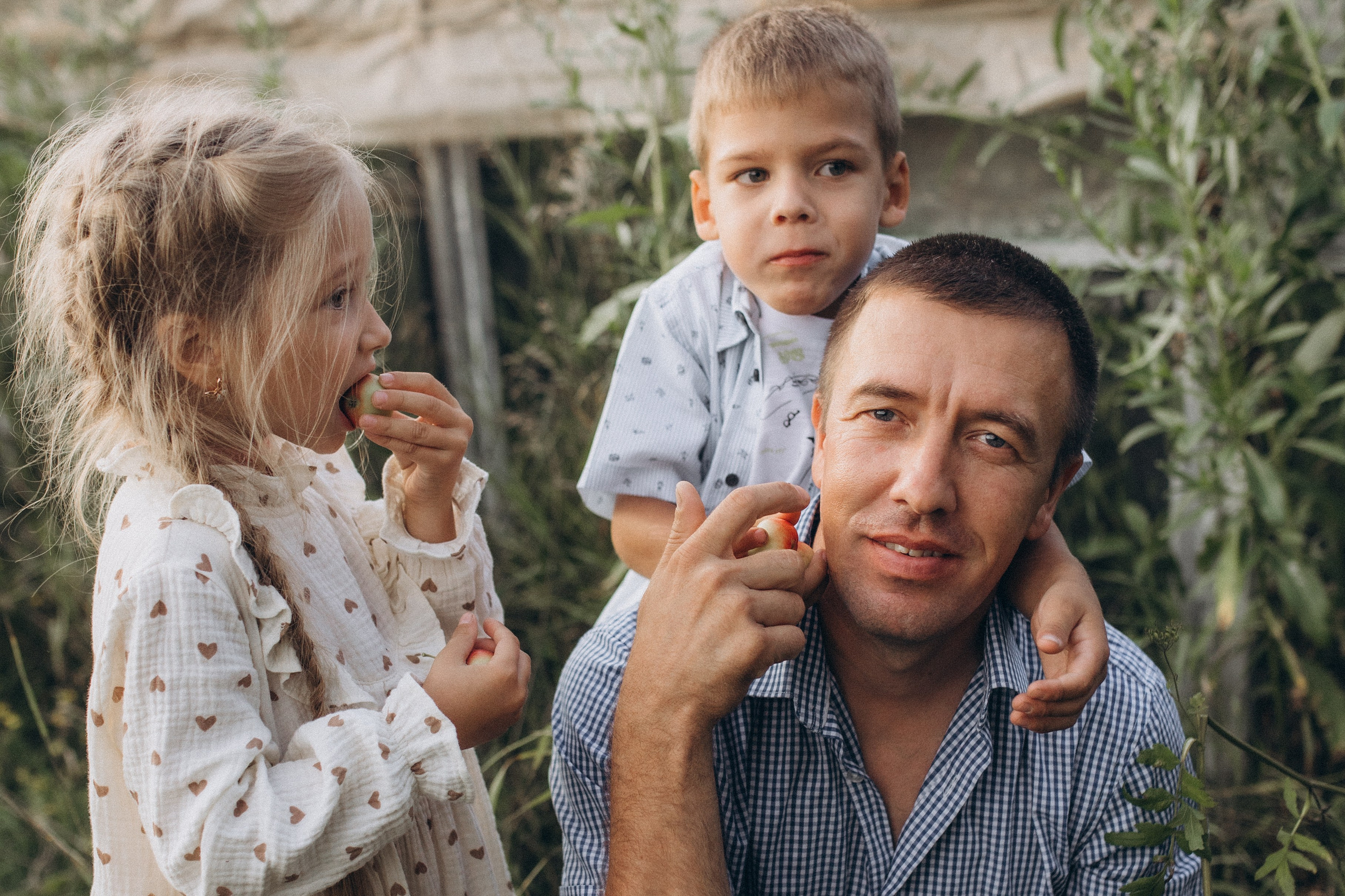Папа и дети. Семейный фотограф lifestyle в Новосибирске Елена Шпилевая