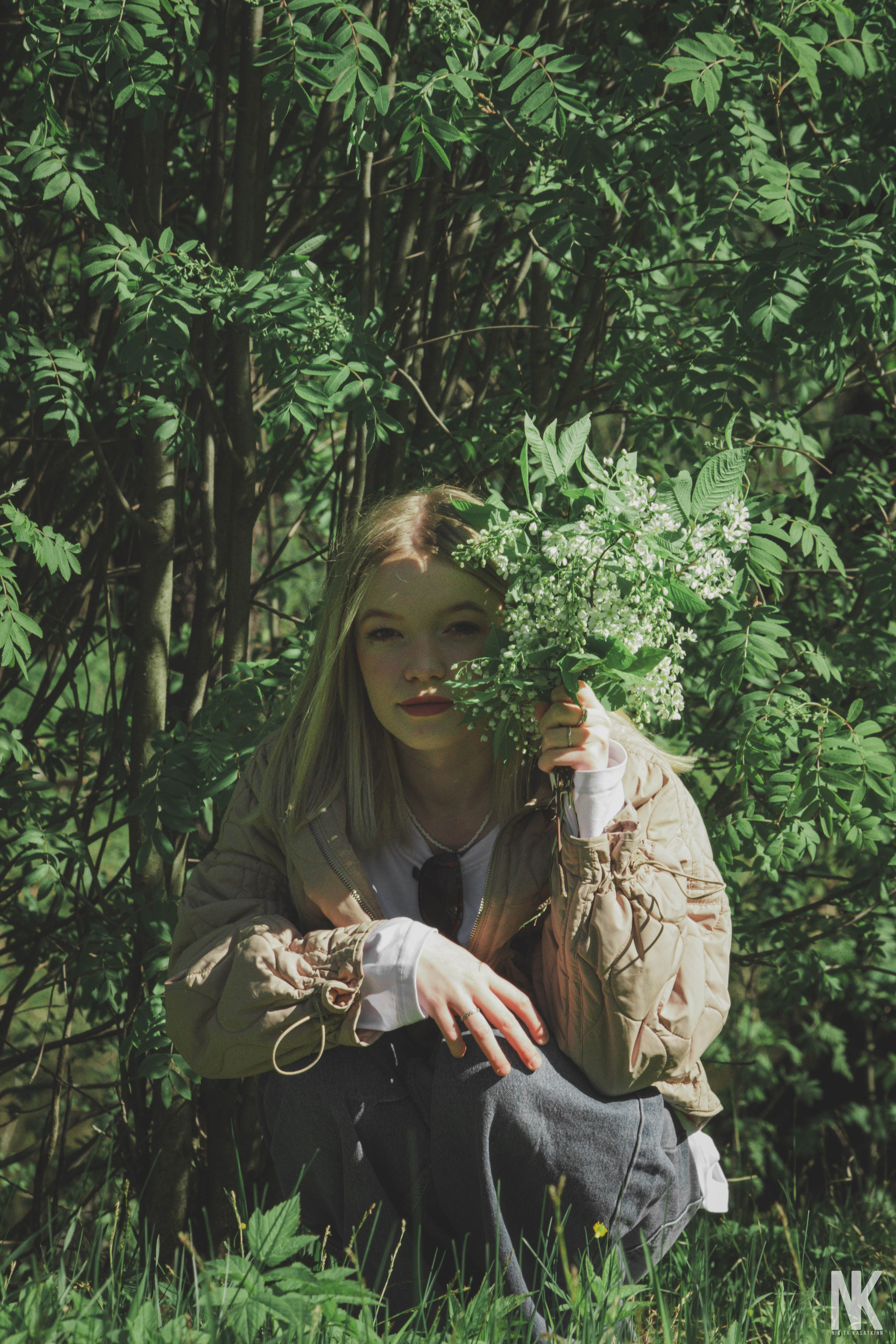 Саша. Фотосессия в лесу. Касаткин Никита. Фотограф
