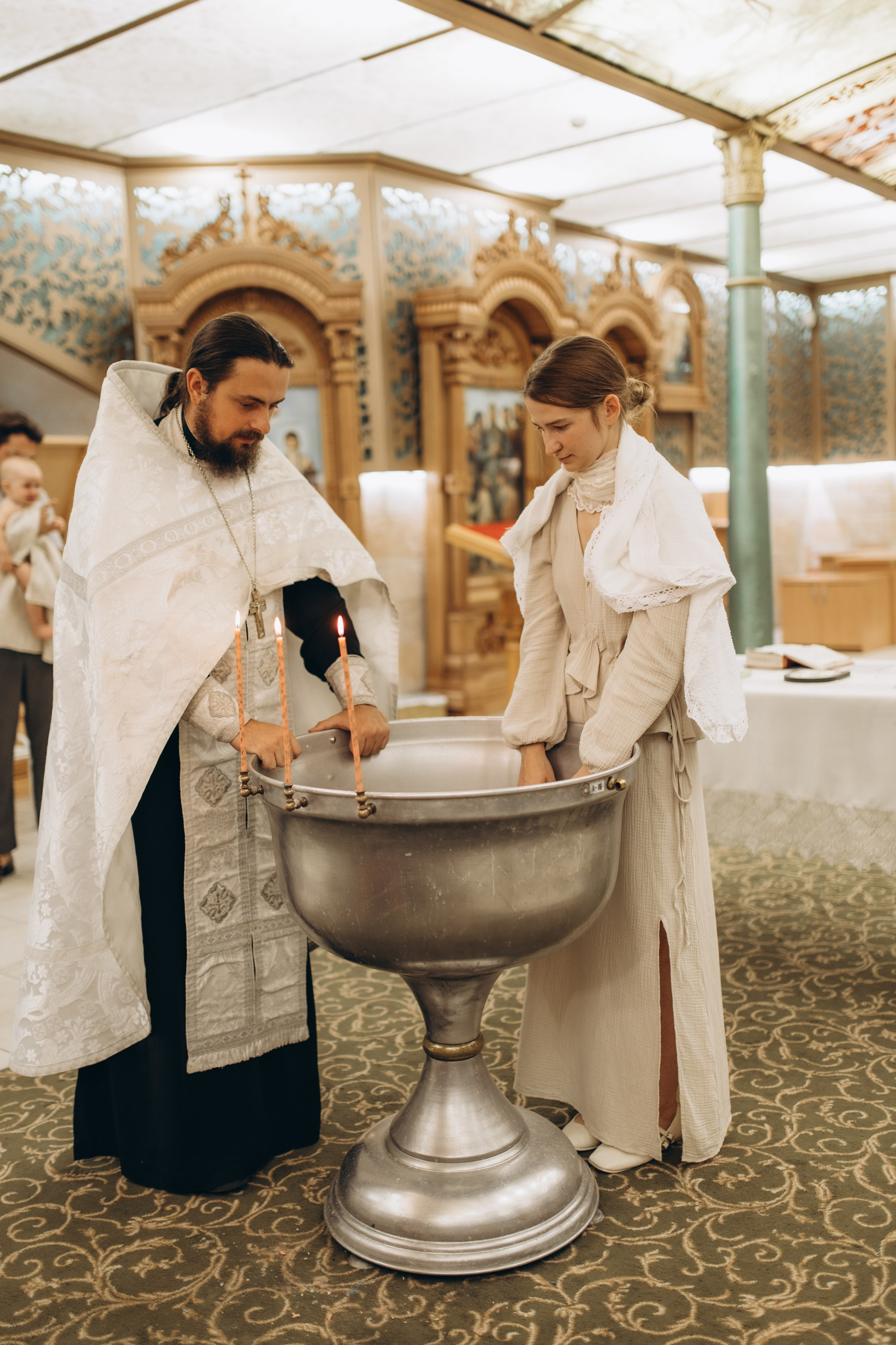 Крещение Марии и Валерии. Семейный фотограф в Краснодаре Виктория Кокоулина
