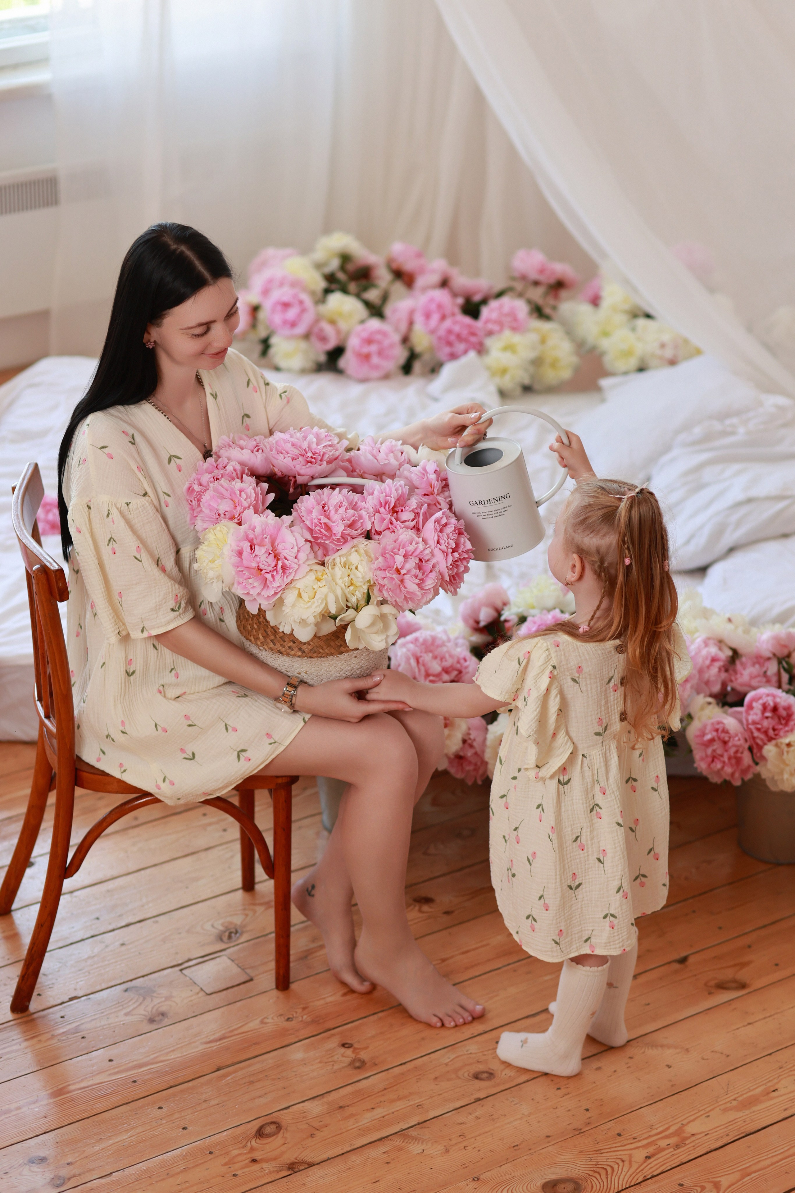 Пионы. Детский семейный фотограф Краснодар