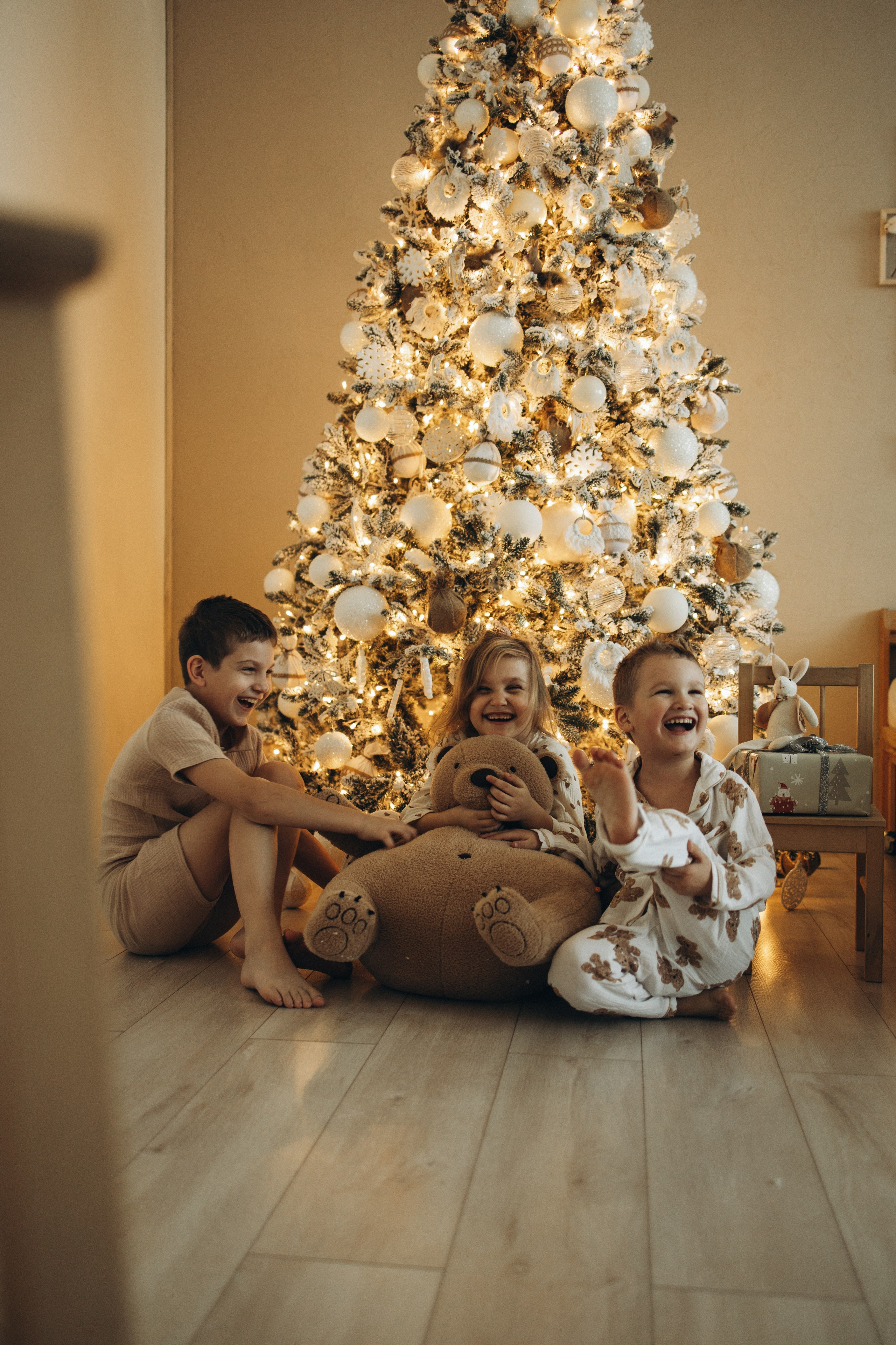 Новогодняя съёмка Милы и её семьи. Семейный и детский фотограф в Москве Маргарита Сереброва
