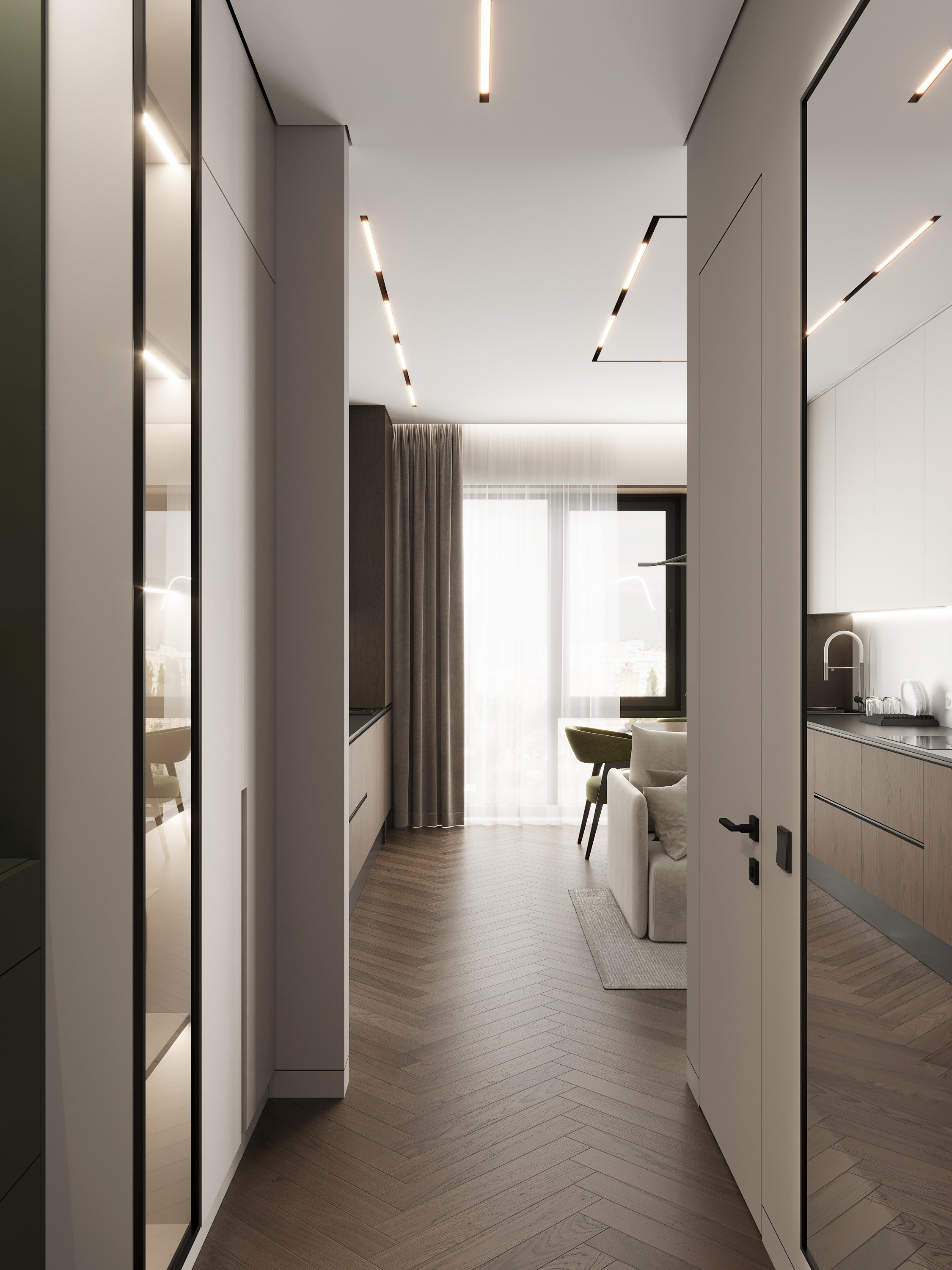 ЖК СитиБей 55 м². Мария Воропаева | Дизайн интерьера под ключ Москва и МО