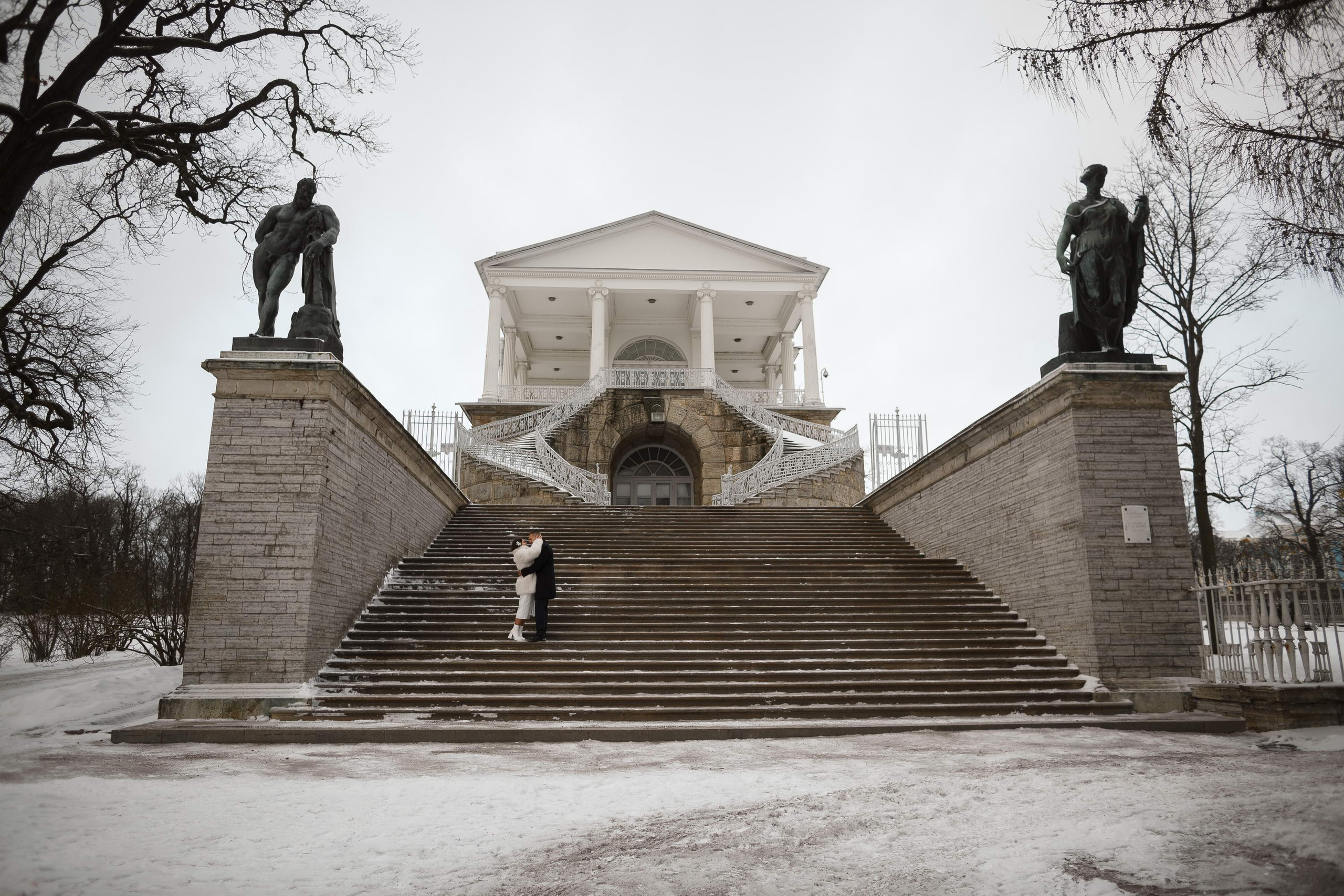 Зимняя свадьба в Пушкине. Свадебный фотограф Игорь Брундасов 8PHOTO на свадьбу венчание загс СПб