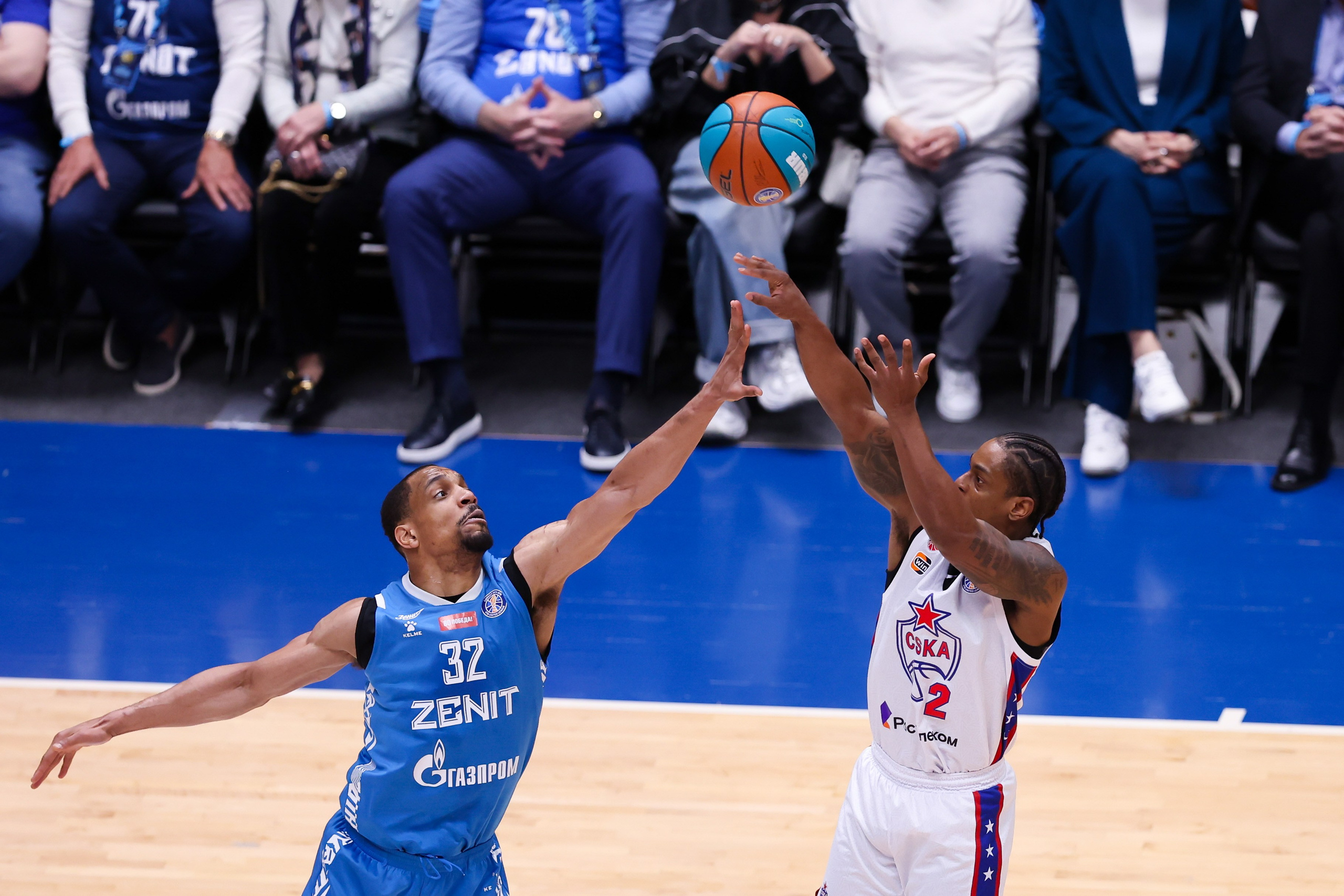 БК «Зенит» — ПБК «ЦСКА» финал ЕЛ ВТБ 5 игра 06.06.2025. Спортивный и репортажный фотограф Антон Тереханов