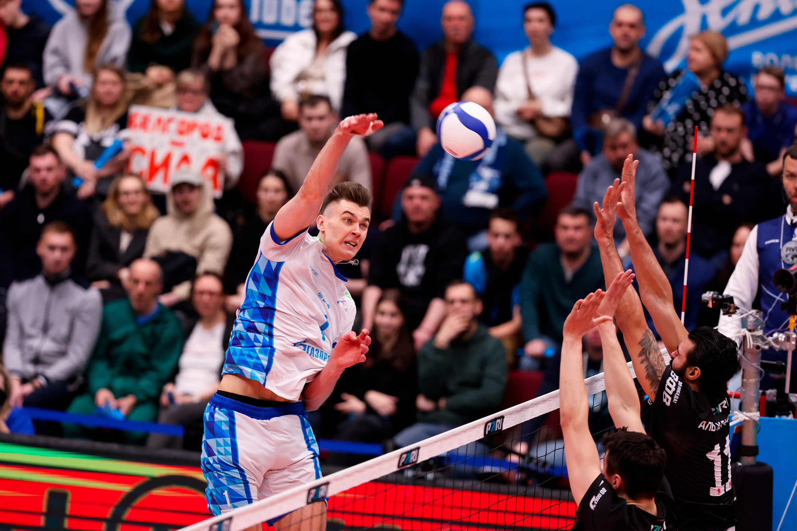 ВК Зенит — ВК Белогорье 08.04.2025. Спортивный и репортажный фотограф Антон Тереханов