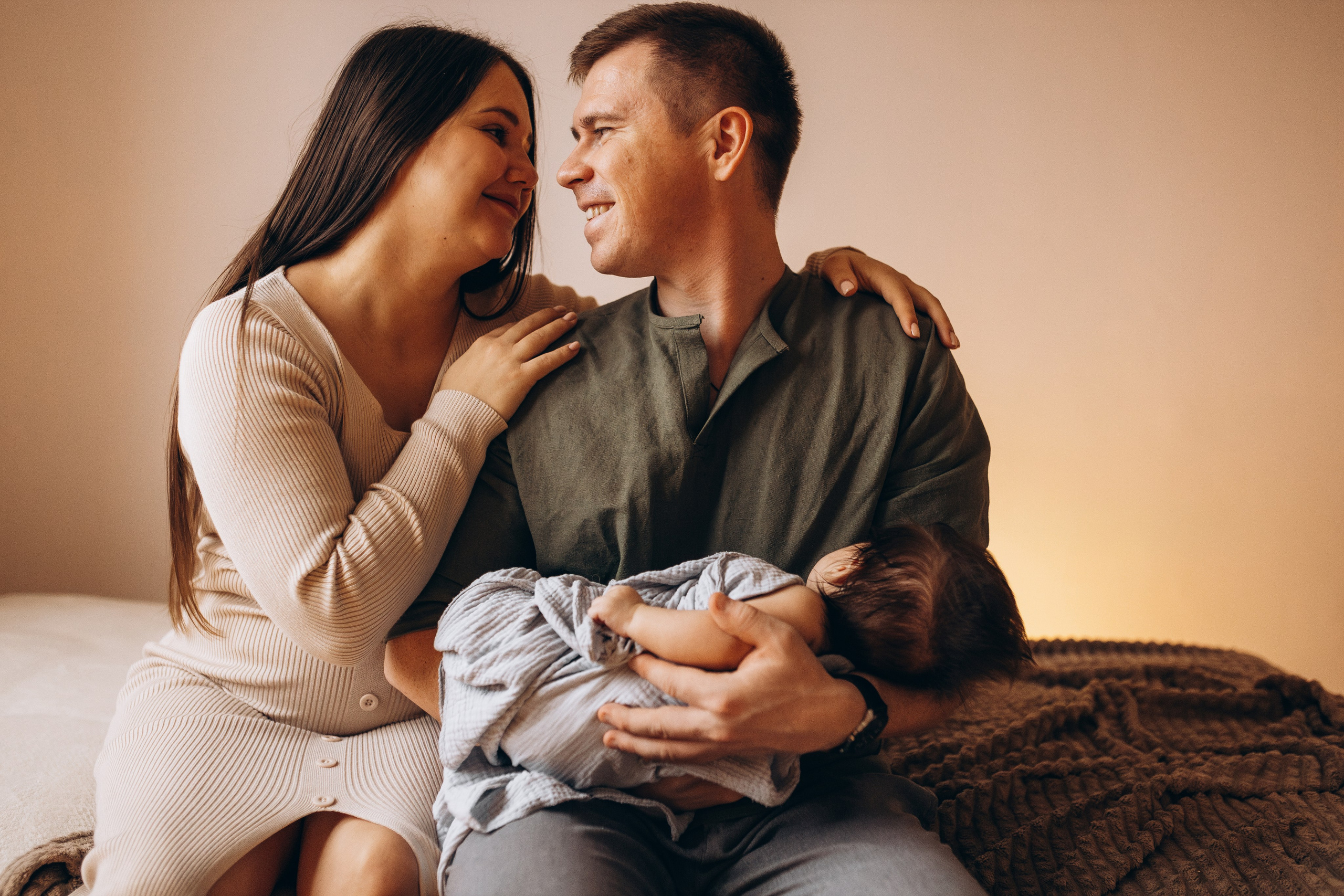 Семейная новогодняя фотосессия дома Самара. Семейный фотограф в Самаре Елена Ефимова