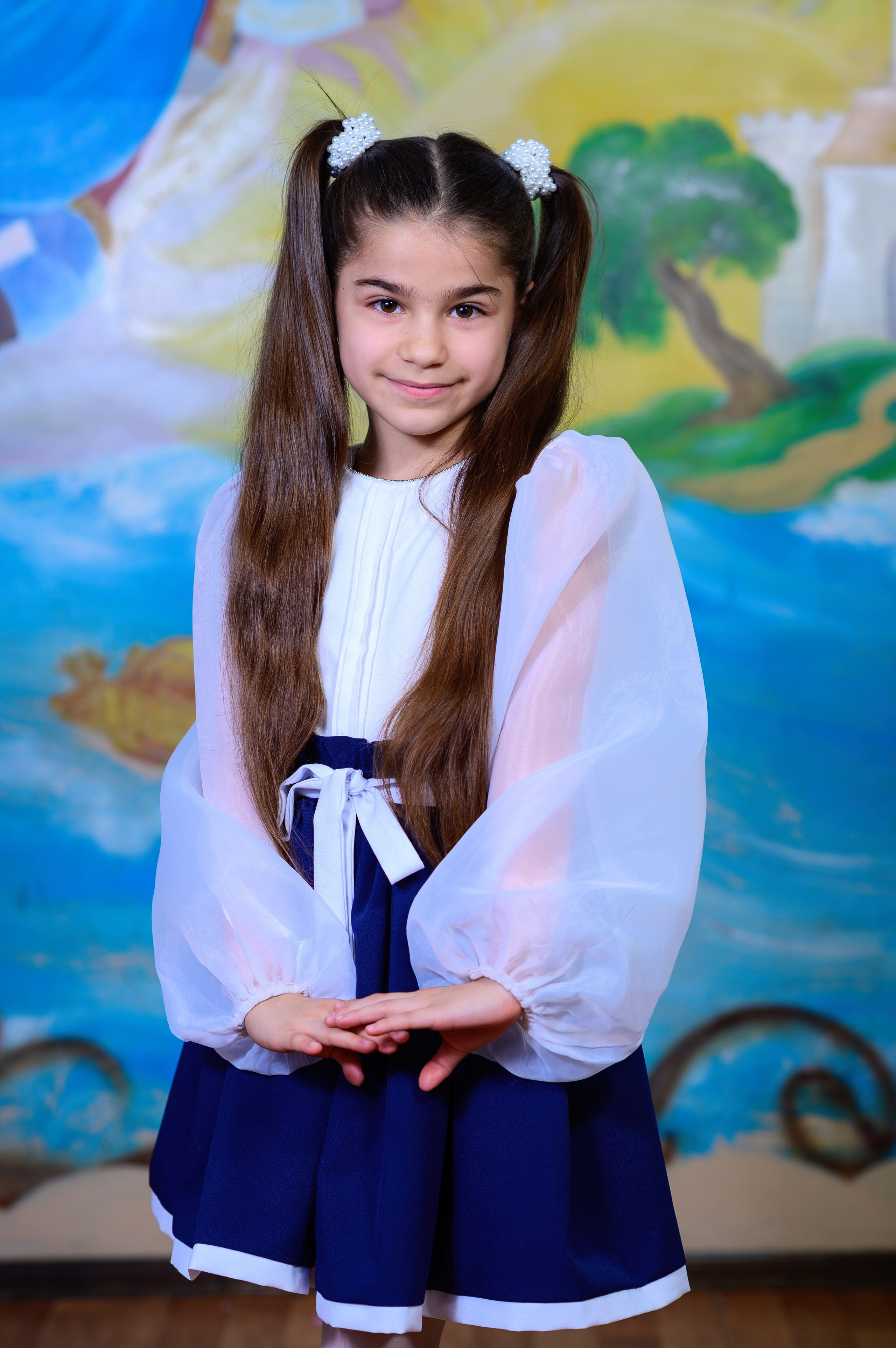 Портрет и общая фотография класса. Выпускной школьный альбом в Москве / Школьный фотограф Юлия Михайленко