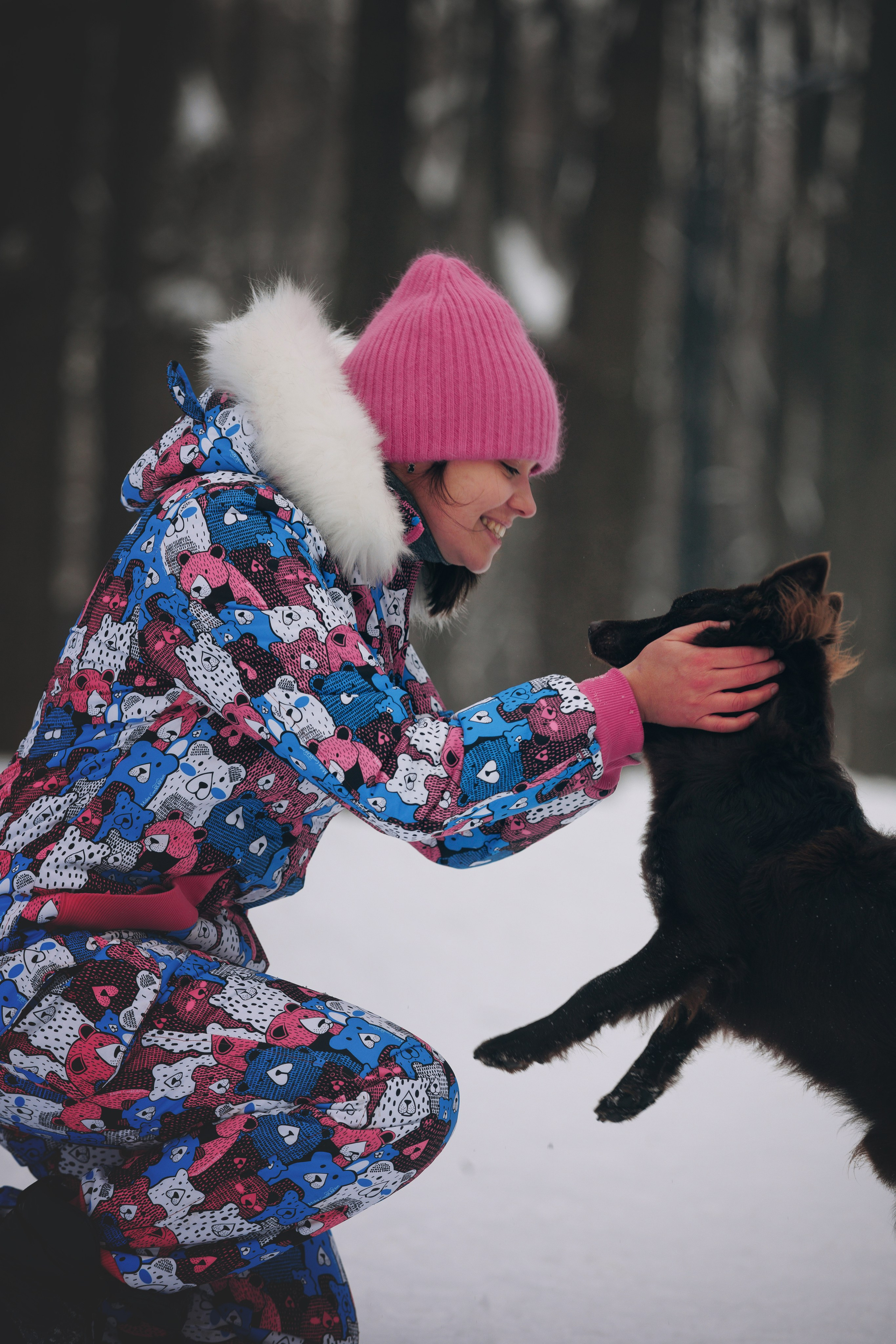 Соня и Персей в Нескучном саду. Фотограф анималист Кристина Карпова, Москва