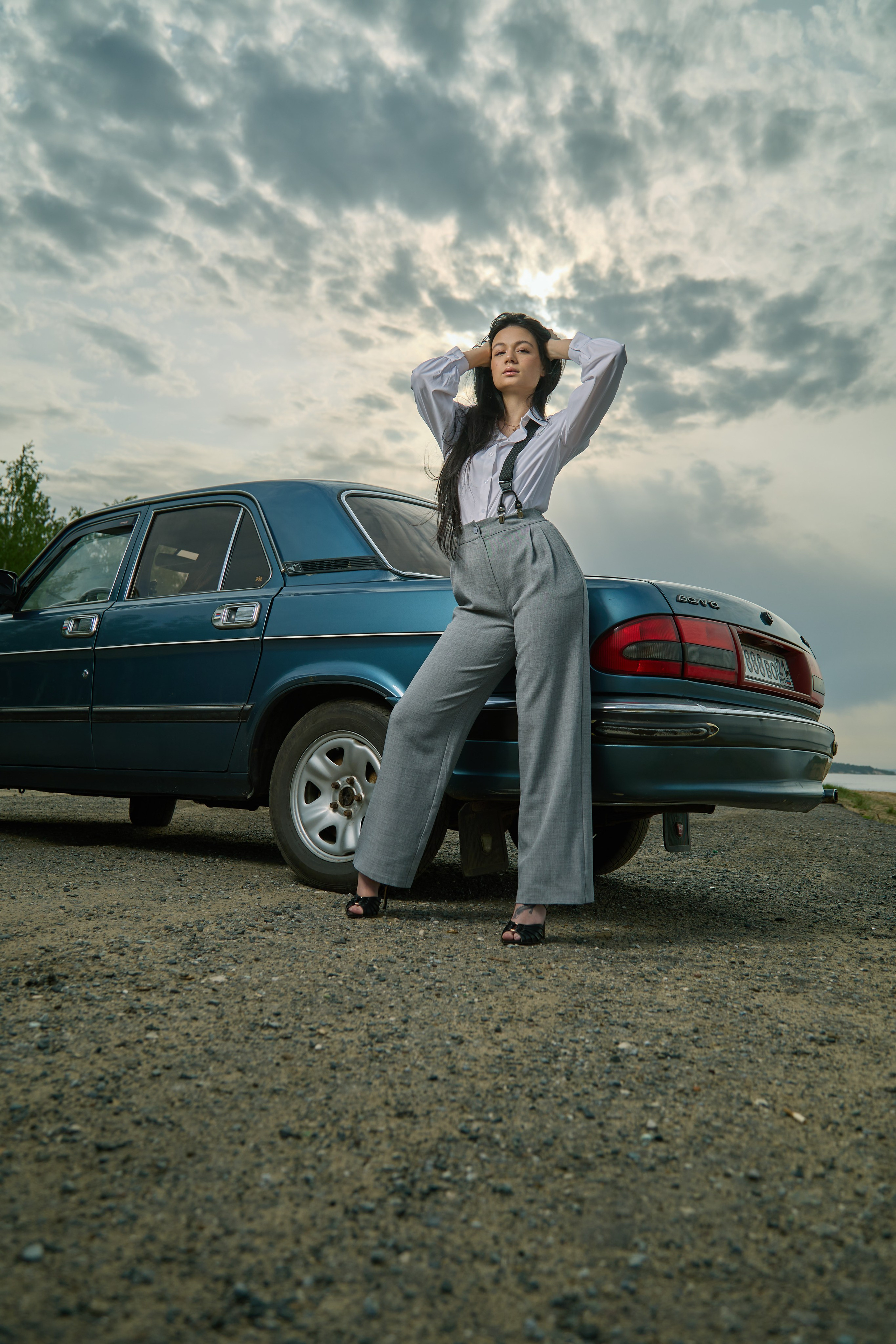 Фотосессия с автомобилем Волга ГАЗ 3110. Чувашия, Чебоксары, заволжье. Владимир Суздалов (ProMaXe)