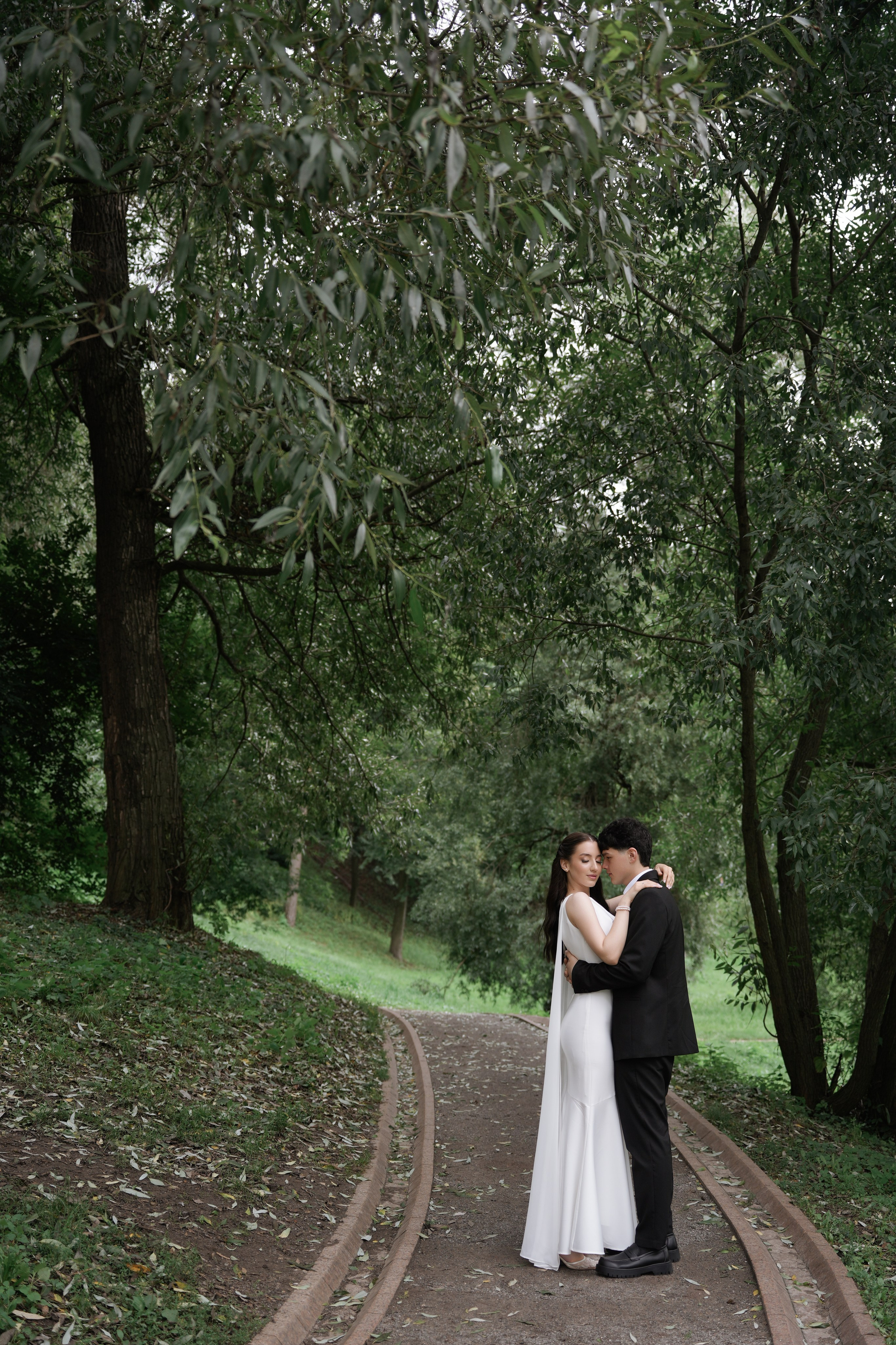 Свадебная фотосессия в усадьбе Царицыно