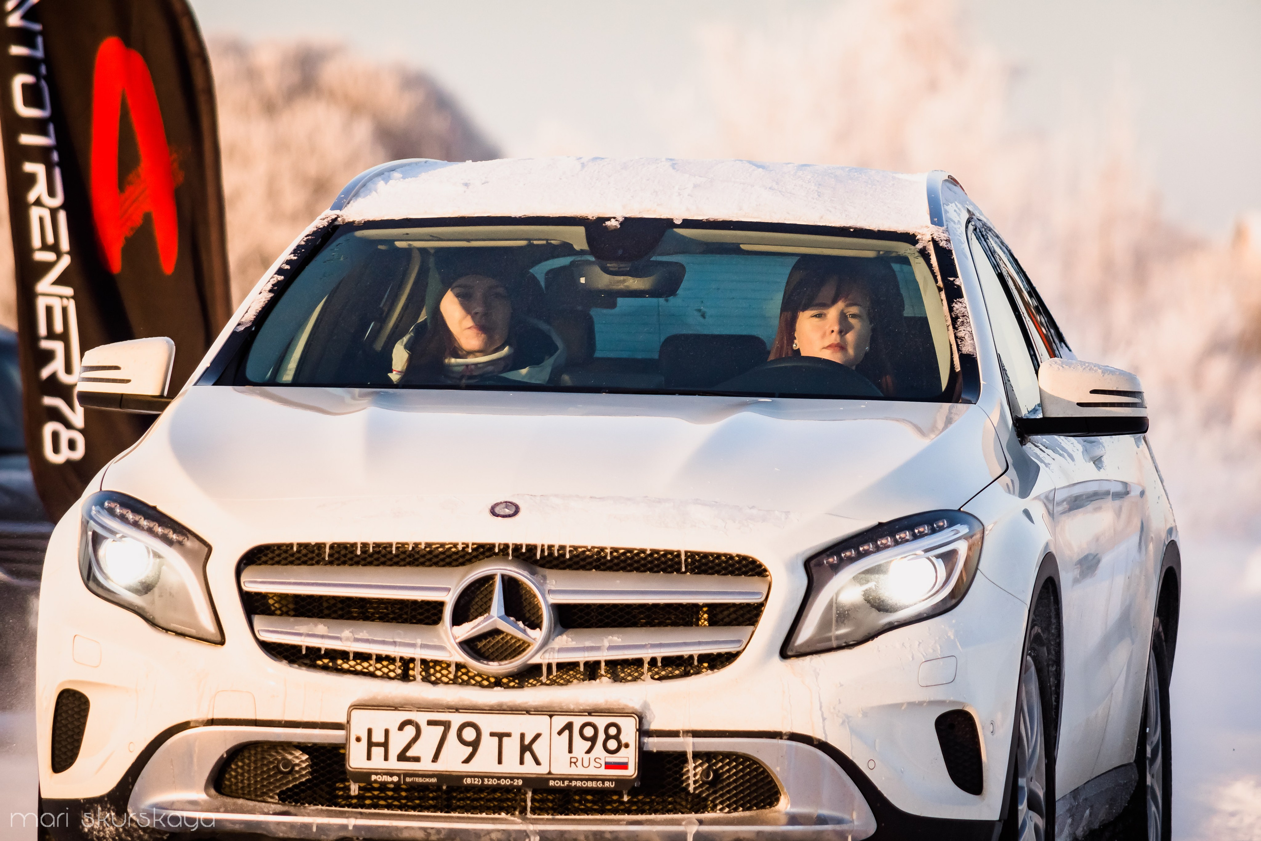 Контраварийная практика вождения автомобиля. Мотофотограф в Санкт-Петербурге Мария Скурская