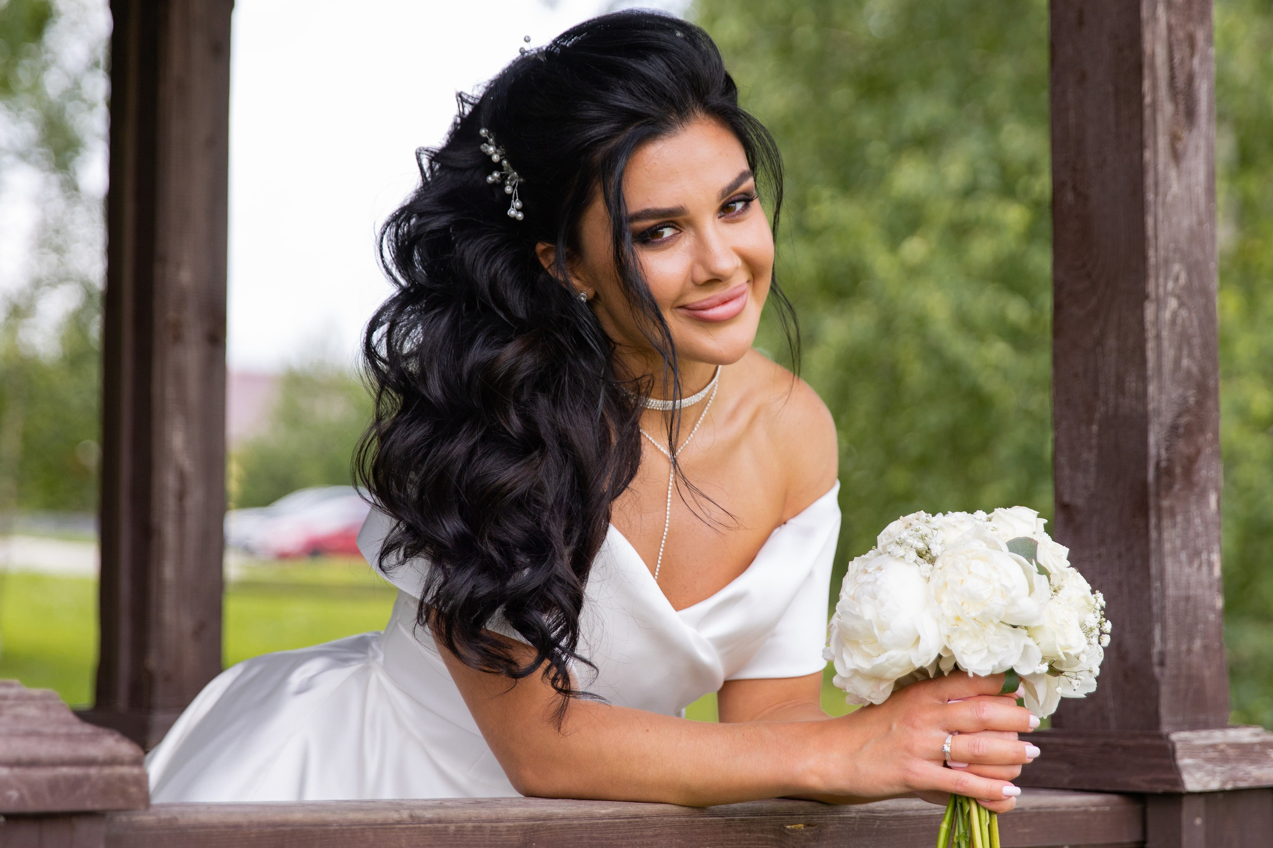 Макияж и прическа для невесты