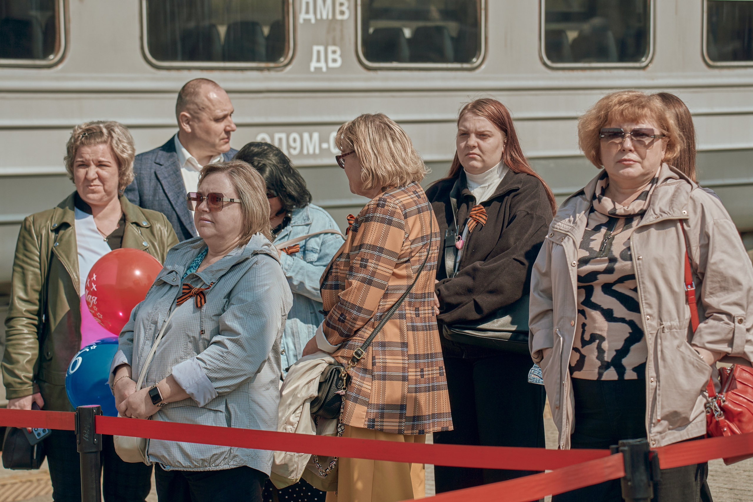 Поезд Победы!. Фотограф во Владивостоке