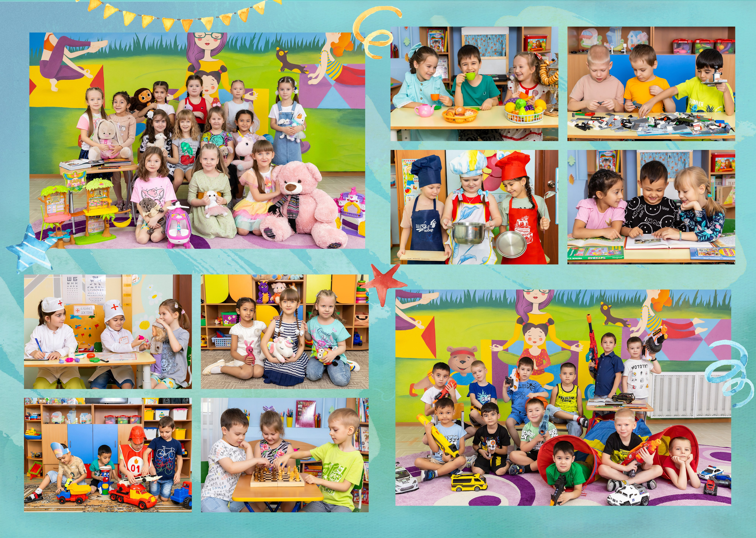 Альбом 10 разворотов (20 стр.). Фотограф Радужный ХМАО, Школьный фотограф, семейный фотограф, выпускной альбом