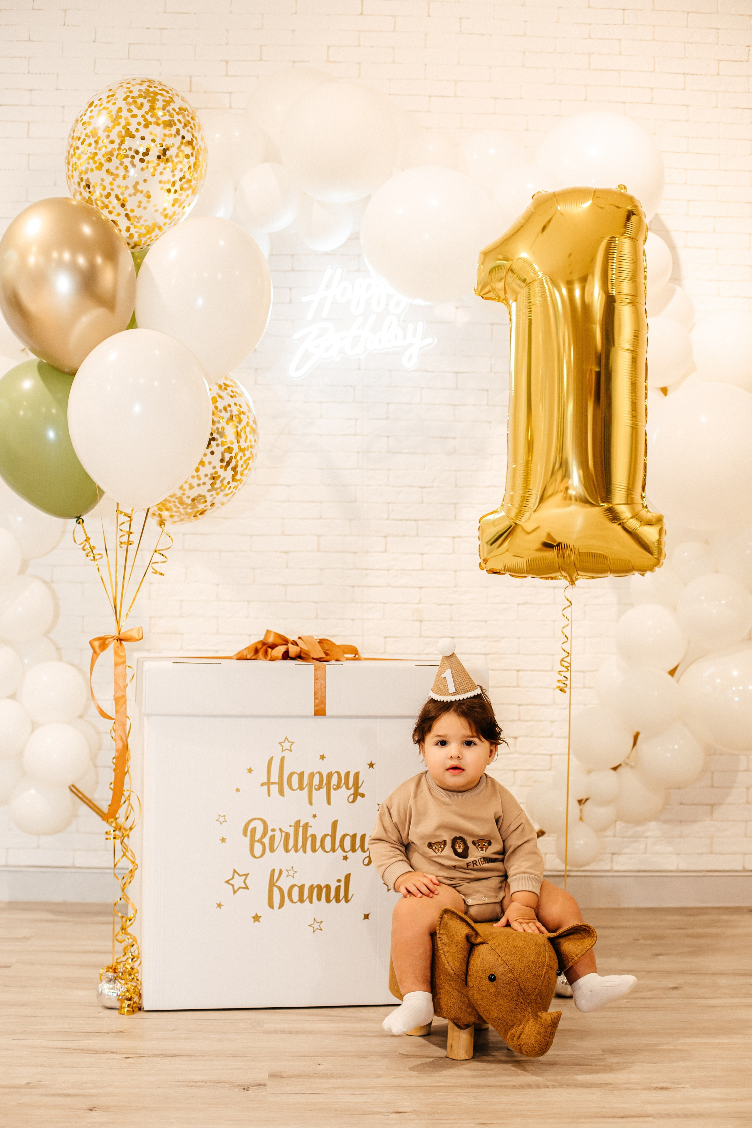 Камилю 1 годик — студия. Elena Sova — семейный и женский фотограф в Санкт-Петербурге