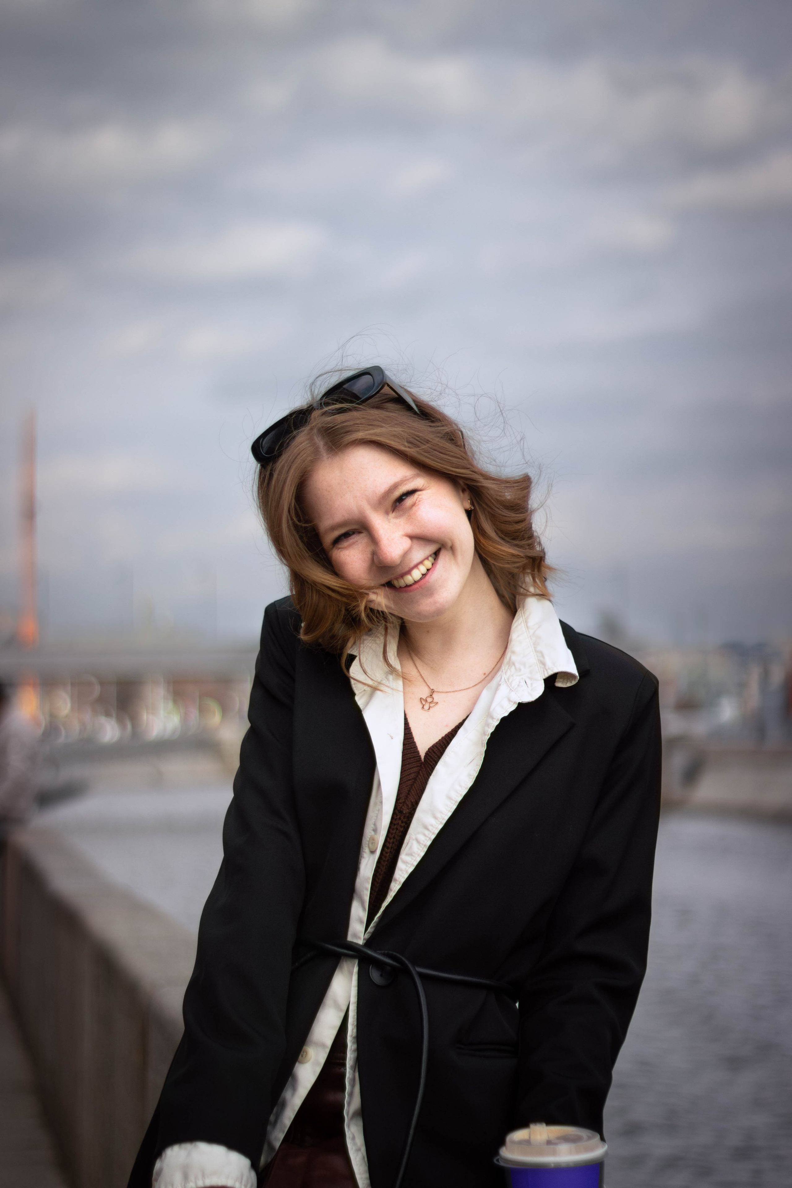 Аня на Крымской набережной. Портретный фотограф Москва Юлия Трякина