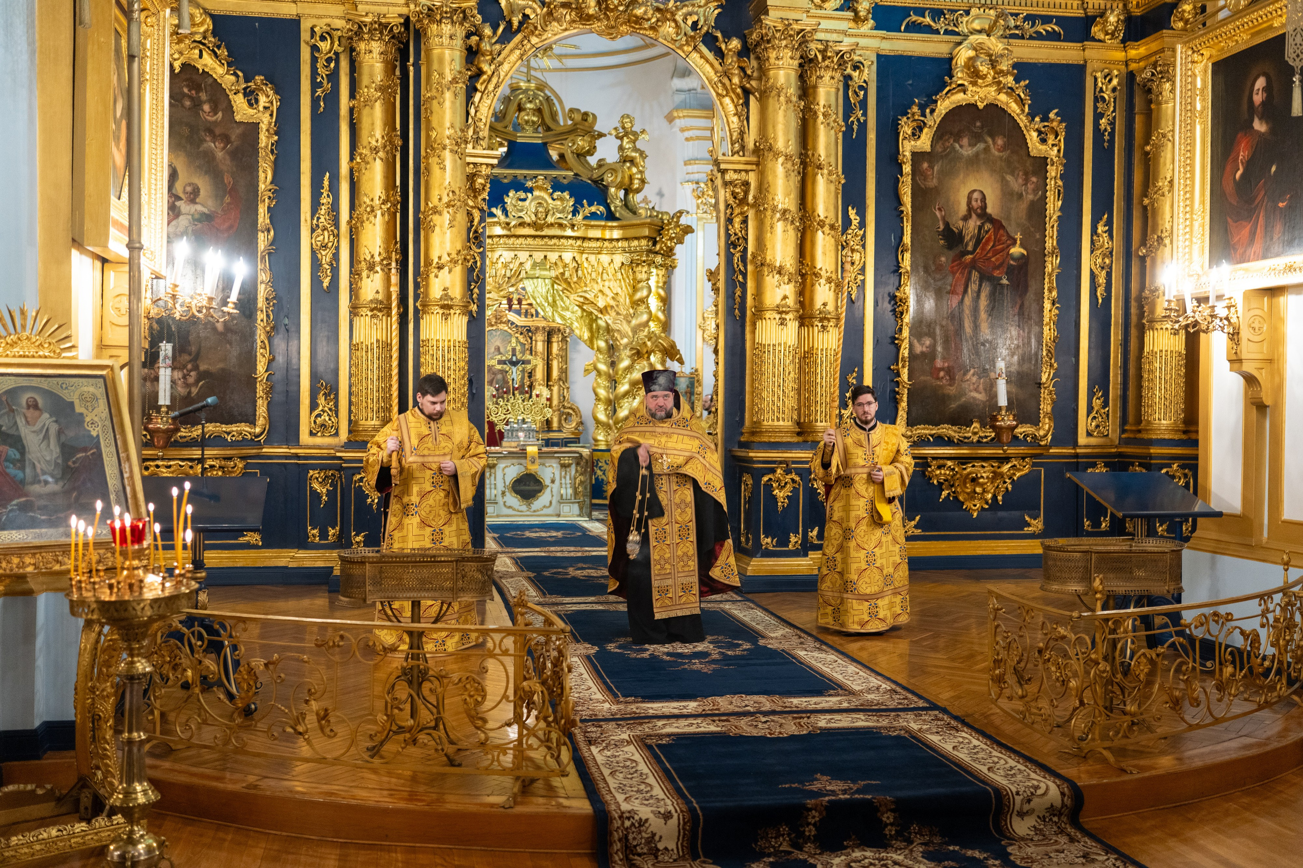 Вечерня. Молебен на Новый год. НИКОЛО-БОГОЯВЛЕНСКИЙ МОРСКОЙ СОБОР