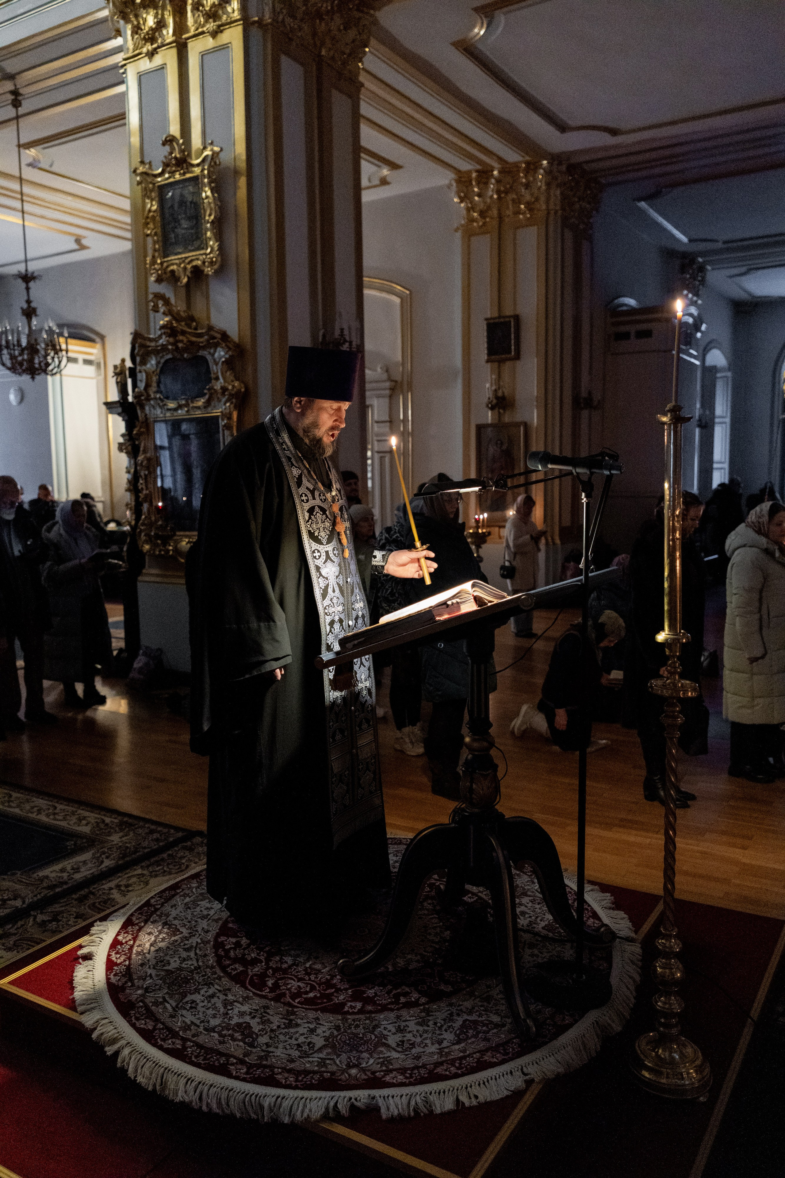 Великое повечерие с чтением Великого покаянного канона преп. Андрея Критского. НИКОЛО-БОГОЯВЛЕНСКИЙ МОРСКОЙ СОБОР