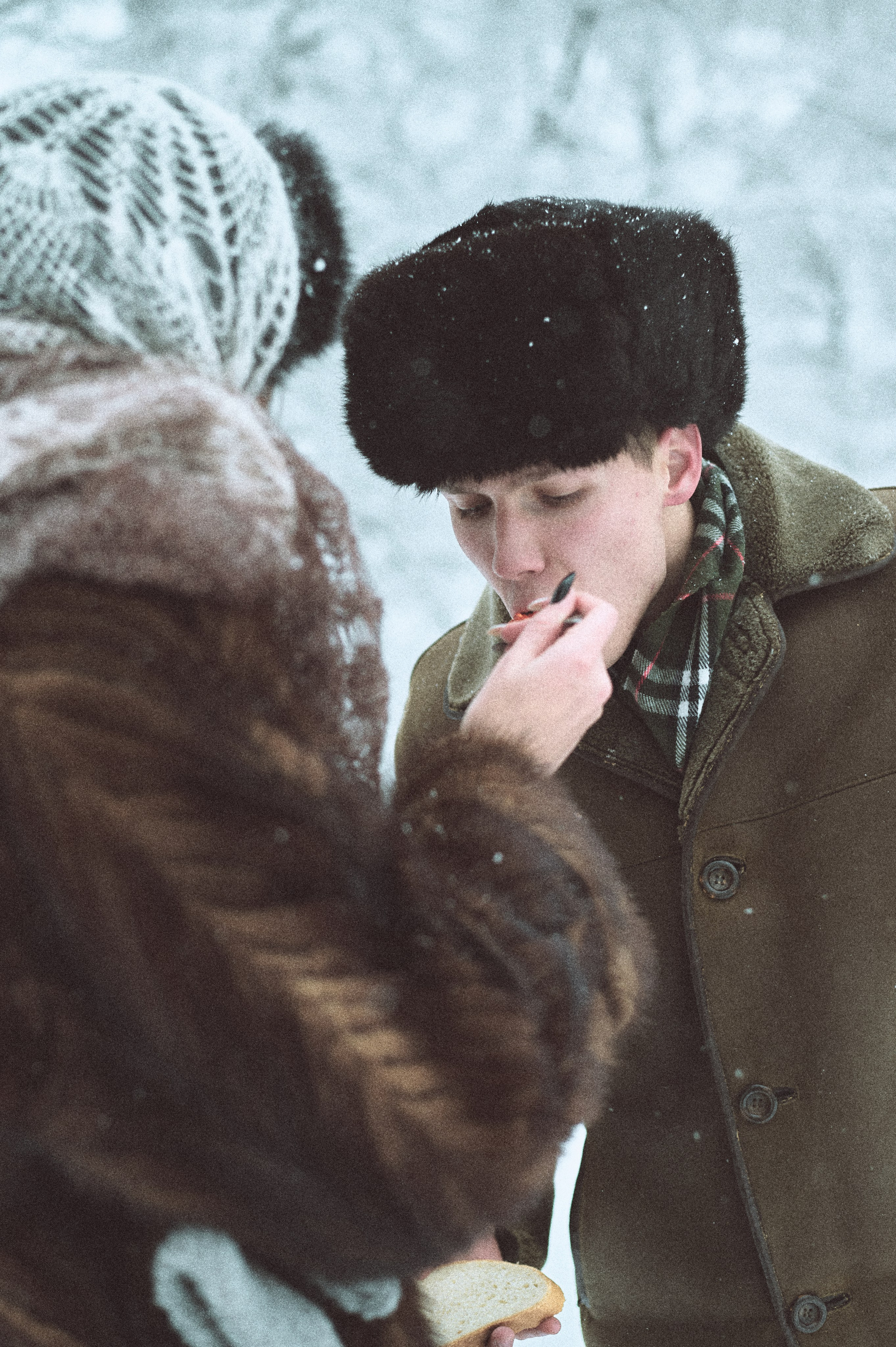 Арина и Кирилл. Вьюга. Женский фотограф в Череповце Даша Акулич