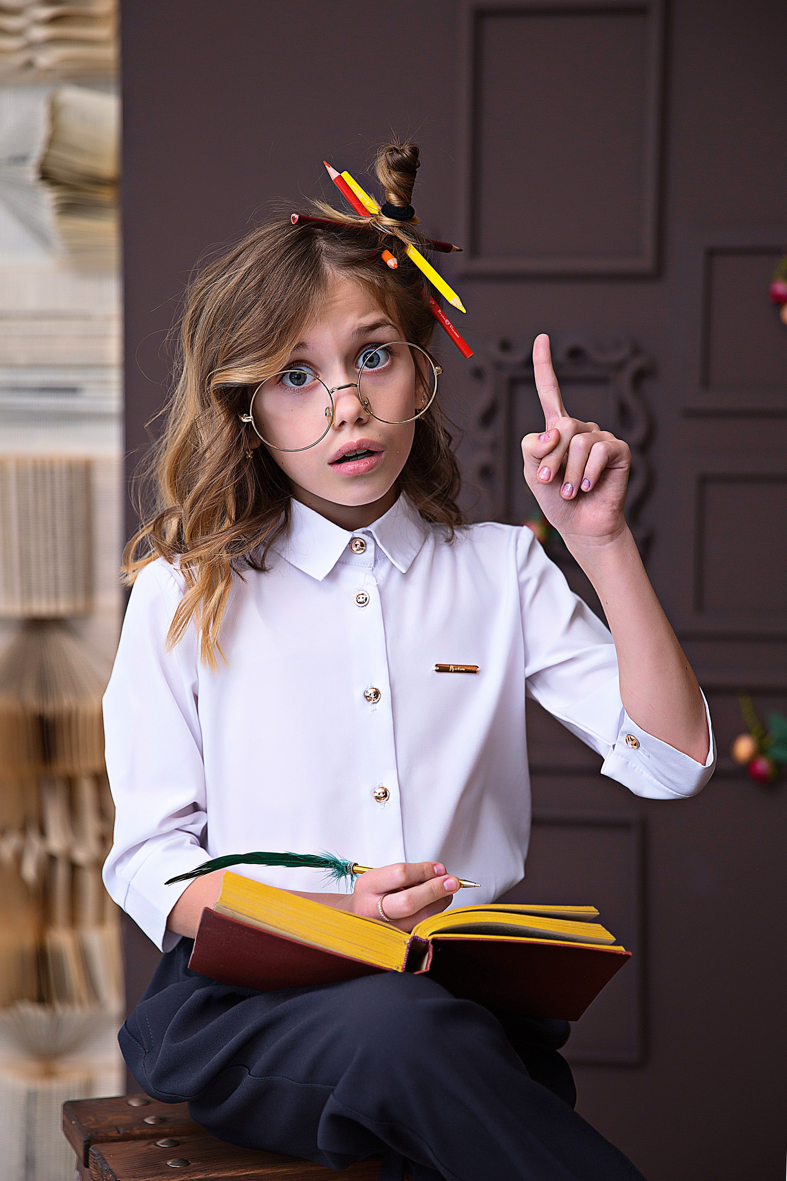 Индивидуальные фотосессии школьников. Детский школьный фотограф в Кемерово Зиновьева Екатерина