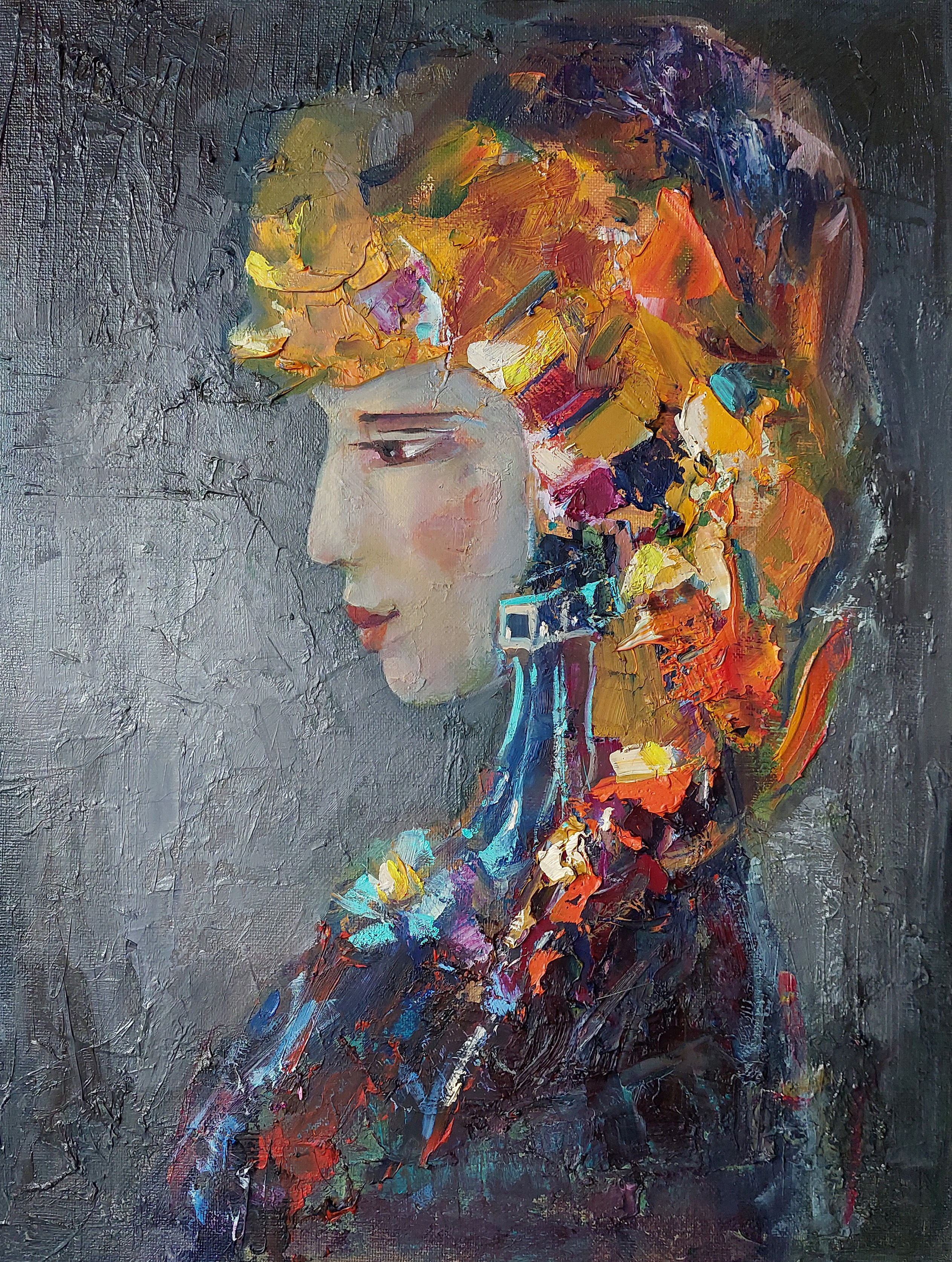 Портреты. Олеся Лопатина — художник. Диалог реализма и абстракции. Живопись, сотрудничество, подкаст. Санкт‑Петербург